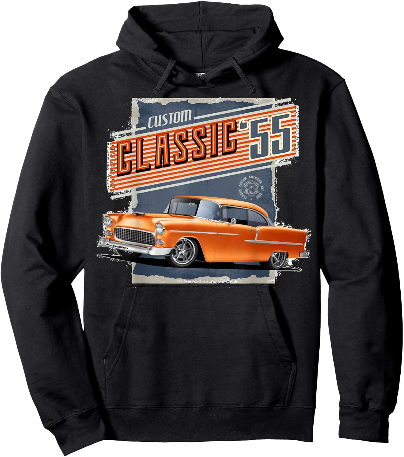 55 56 57 Chevys Truck vintage cars Hoodie - Hoodie | Black