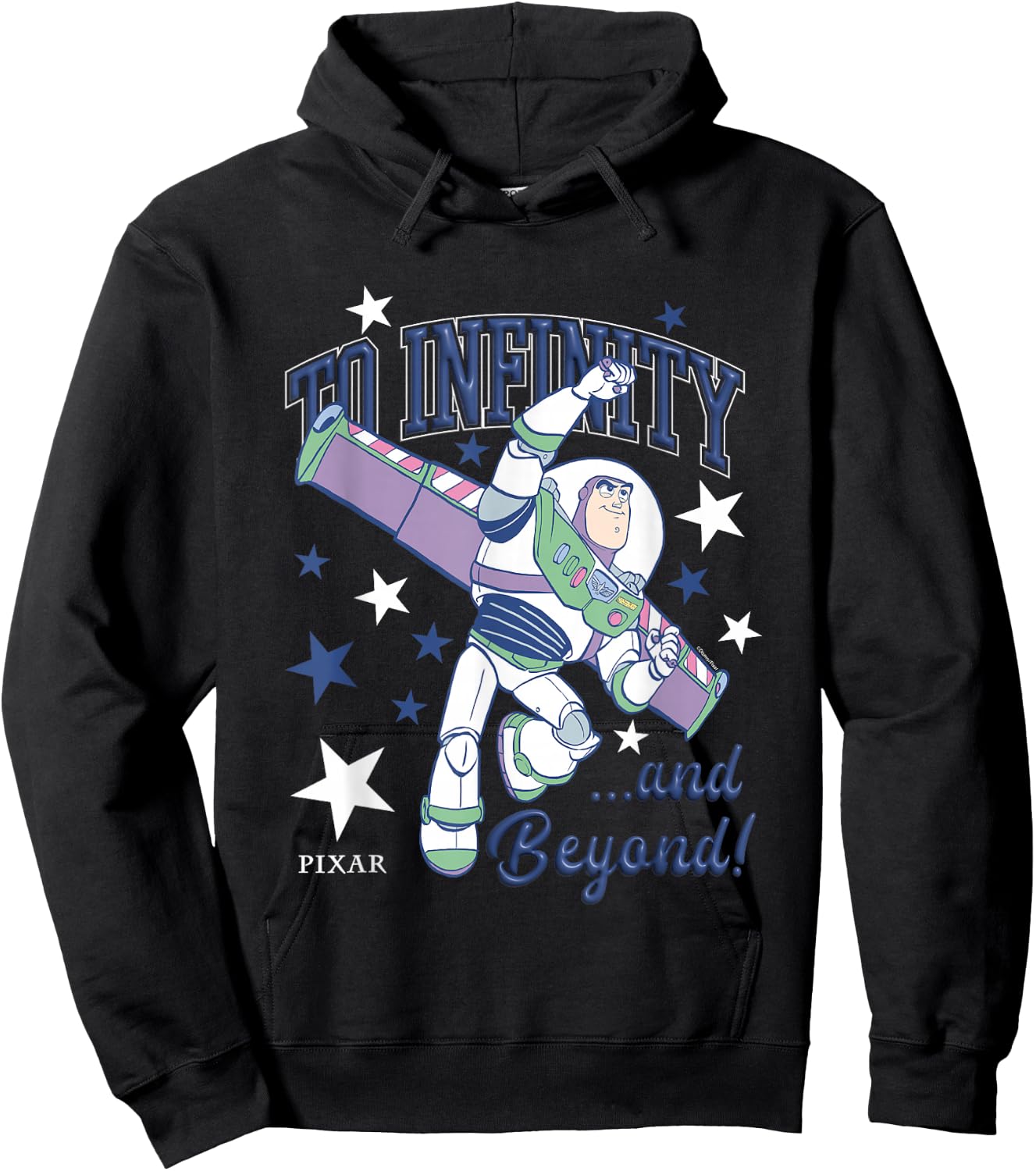 Disney Pixar Toy Story to Infinity and Beyond Buzz Lightyear Hoodie - Hoodie | Black