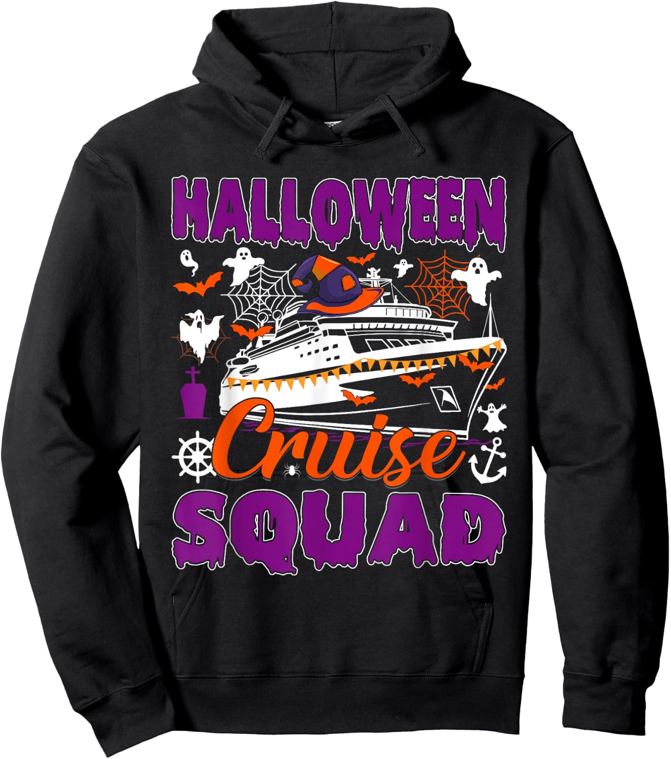 Family Cruise 2024 Family Matching Halloween Cruise 2024 Hoodie - Hoodie | Black