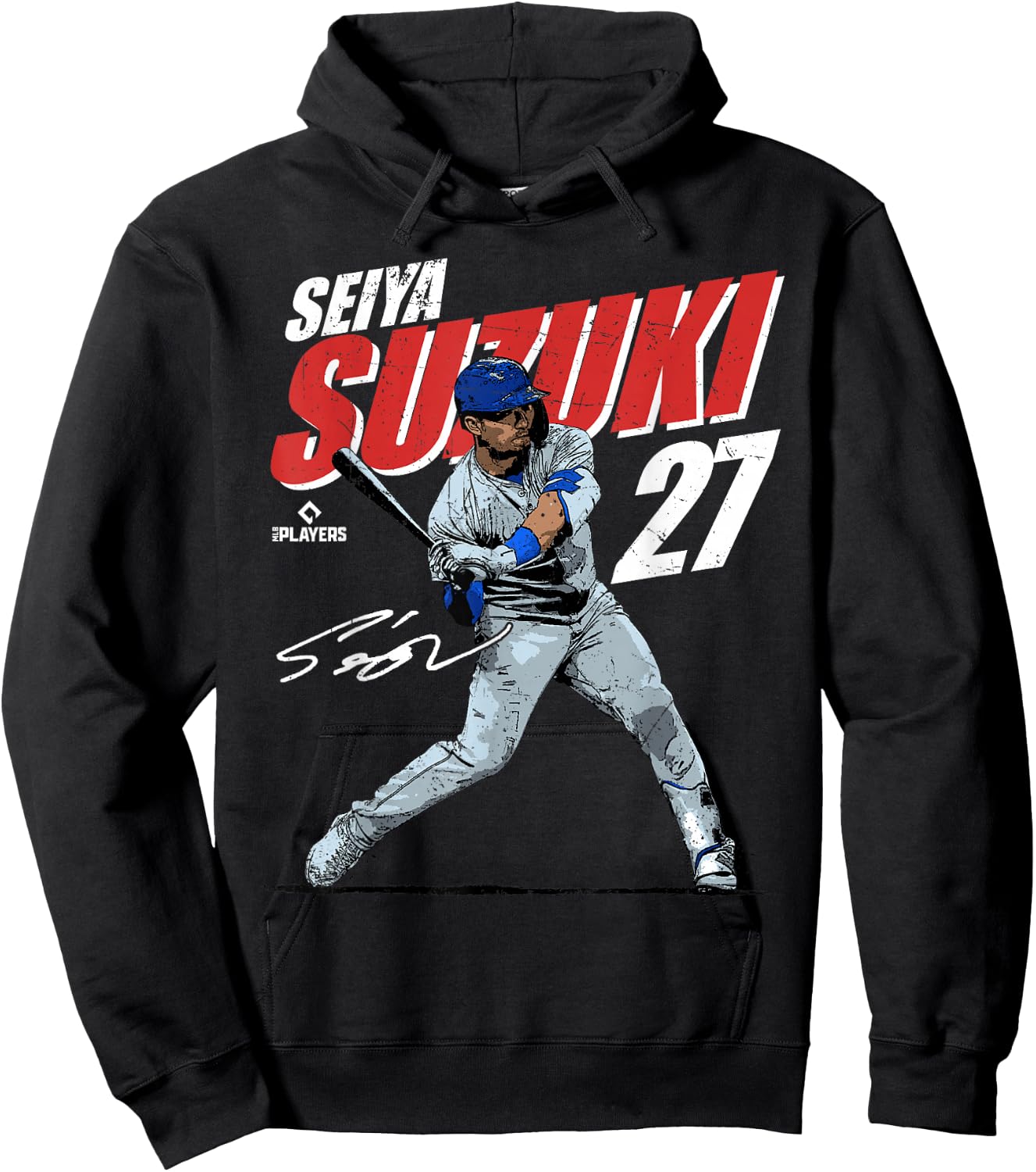 Seiya Suzuki | Chicago Baseball Players | MLBSSI3001 Hoodie - Hoodie | Black