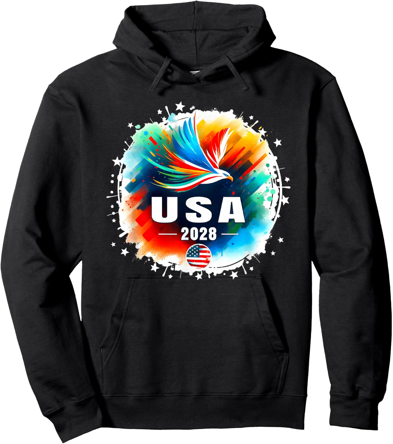 USA 2028 Go United States Sport USA Team 2028 USA Hoodie - Hoodie | Black