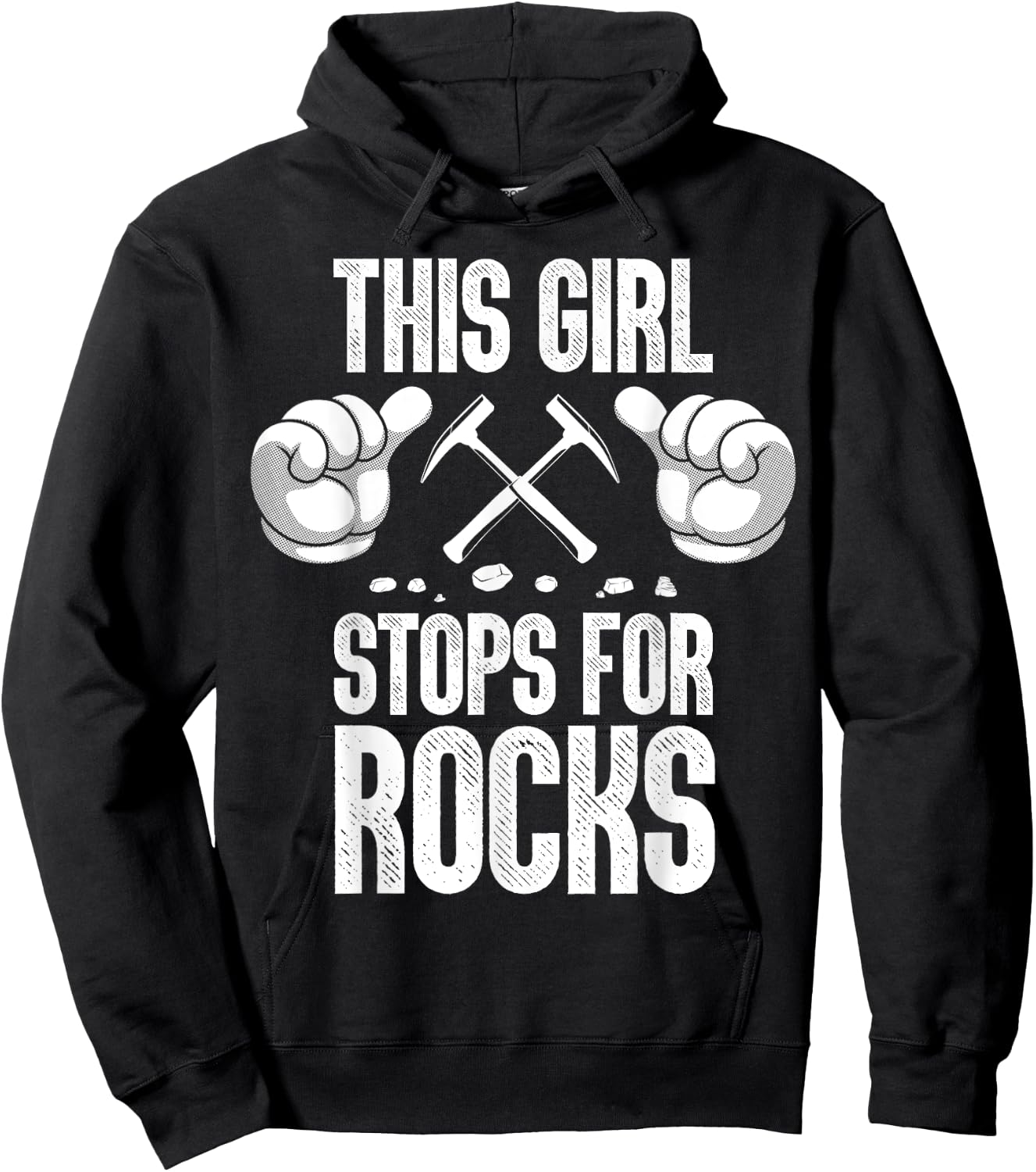 Funny Geology Art For Girls Women Rock Collecting Geologist Hoodie - Hoodie | Black
