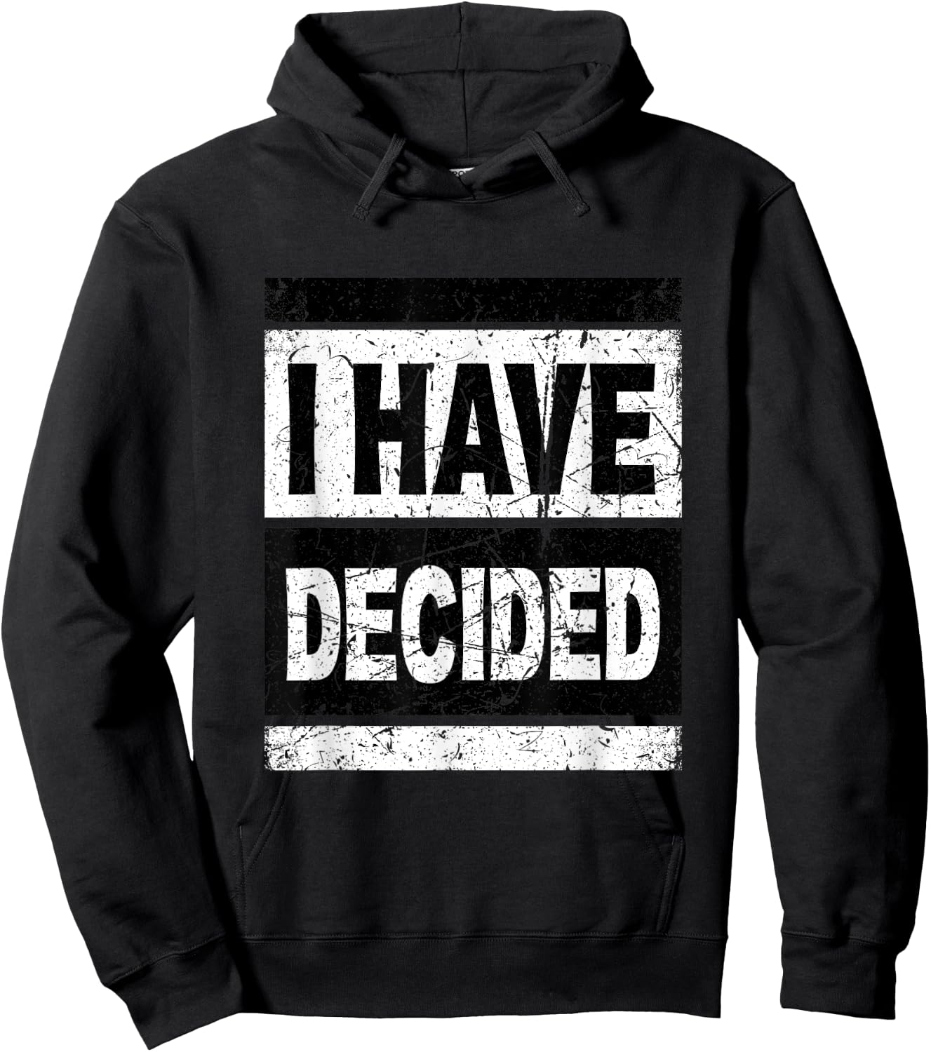 Retro I Have Decided Baptism Shirt Follow Jesus Outfits Hoodie - Hoodie | Black