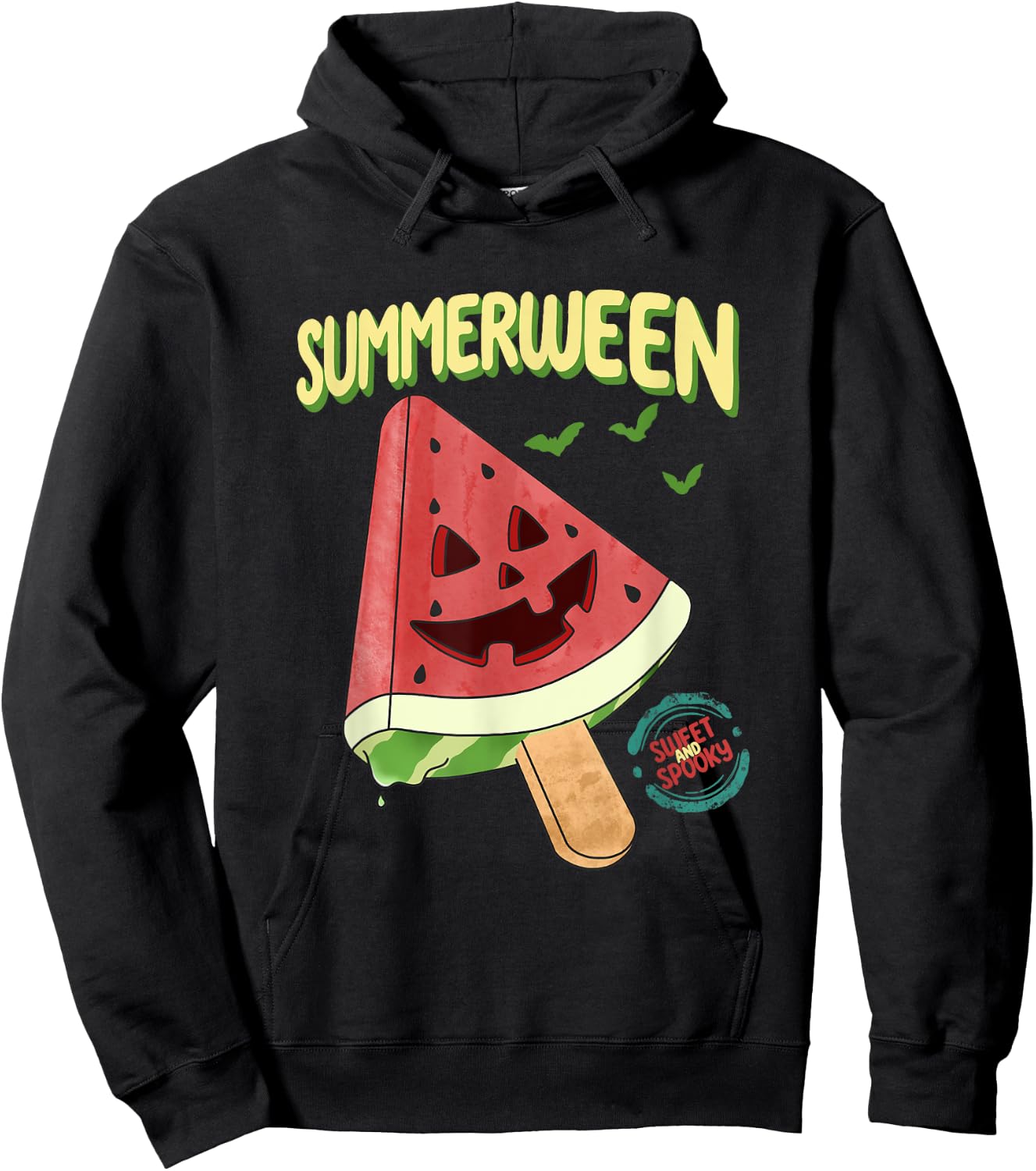 Summerween Sweet And Spooky Halloween Hoodie - Hoodie | Black