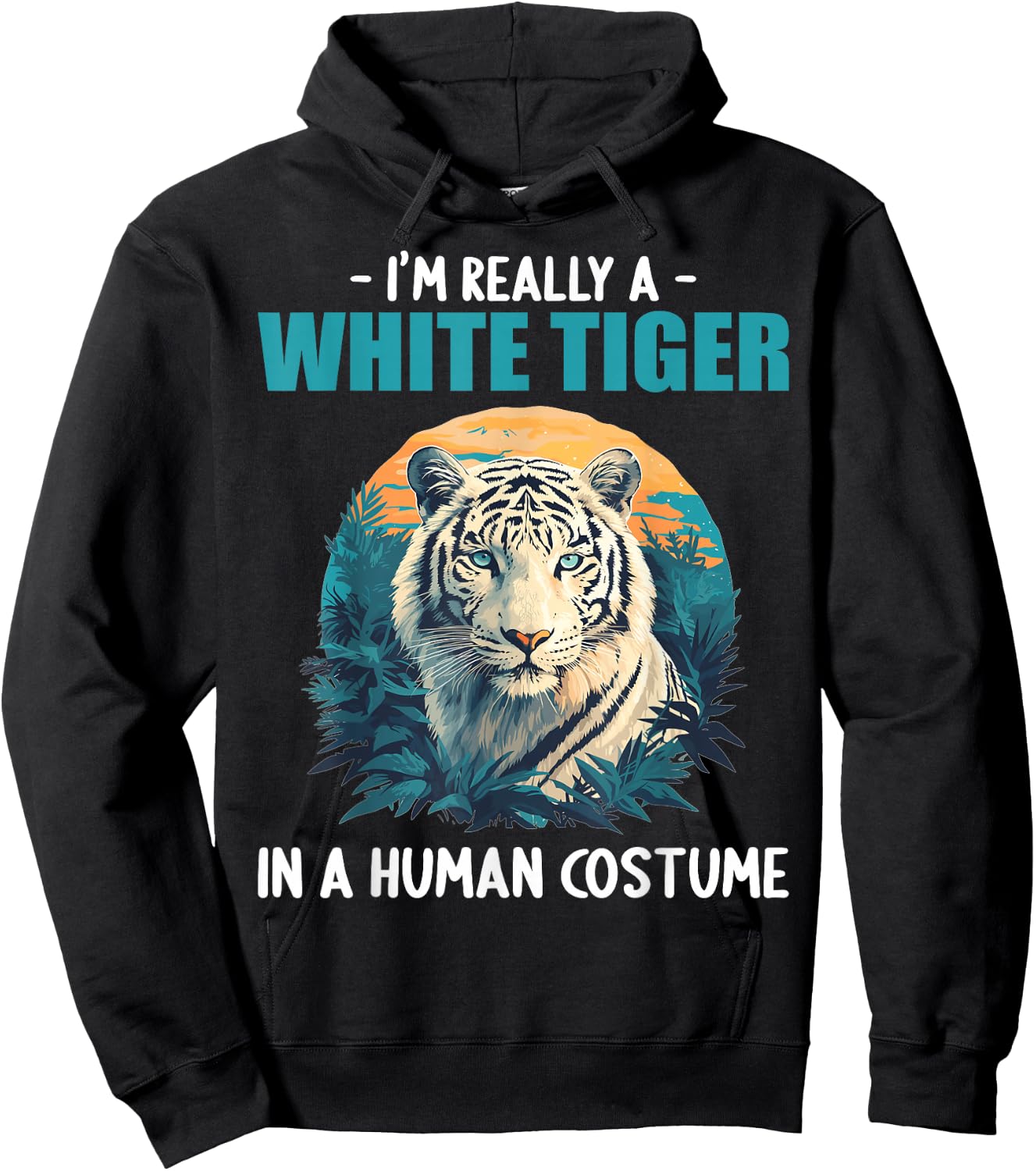 White Tigers White Tiger Hoodie - Hoodie | Black