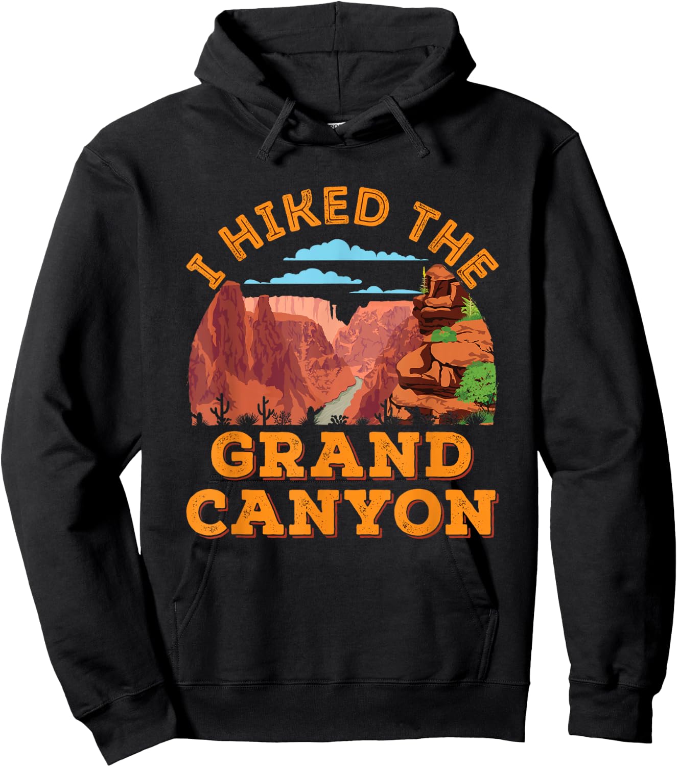 Grand Canyon Hiking Hoodie - Hoodie | Black
