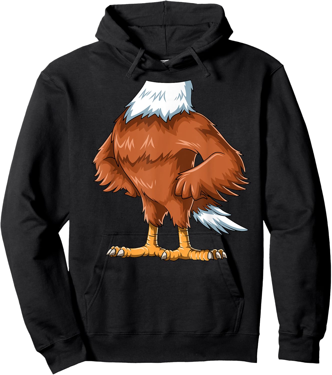 Easy Eagle Costume Eagle Body Headless Eagle Costume Hoodie - Hoodie | Black