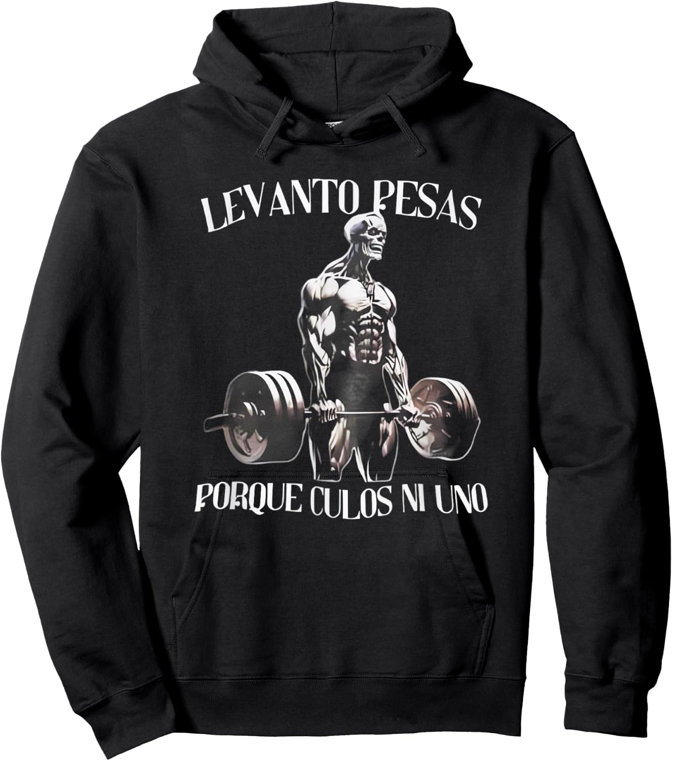 Levantando Pesas fierros por qué culos no levanto ni uno Hoodie - Hoodie | Black