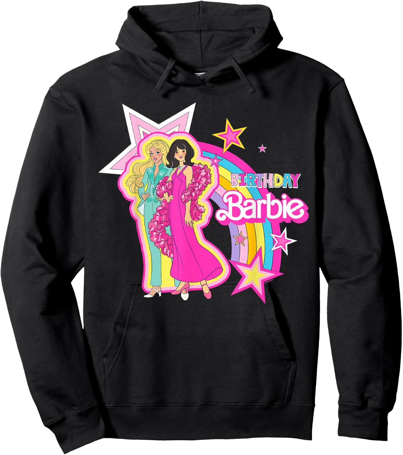 Barbie - Birthday Barbie Rainbow Hoodie - Hoodie | Black