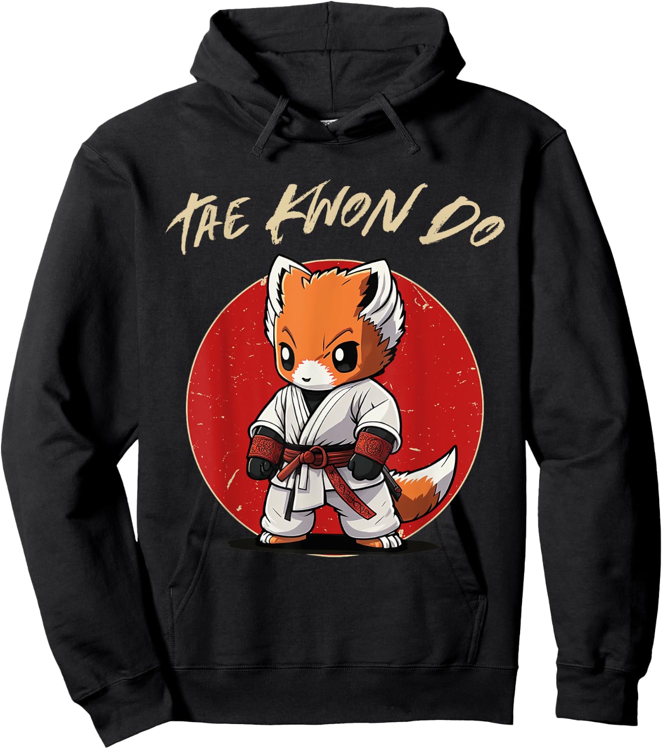 Fox Taekwondo - Funny TKD Korean Martial Arts Hoodie - Hoodie | Black