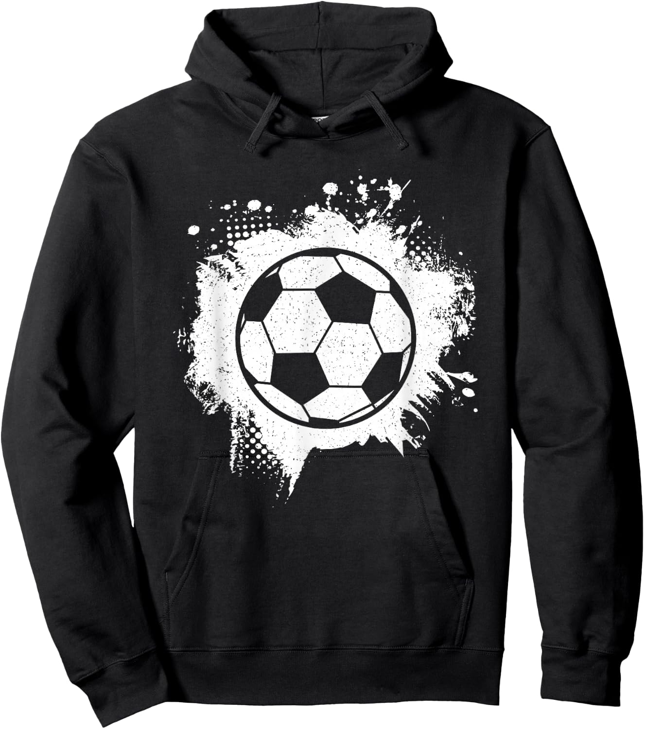 Soccer Player Vintage Soccer Women Men Kids Hoodie - Hoodie | Black