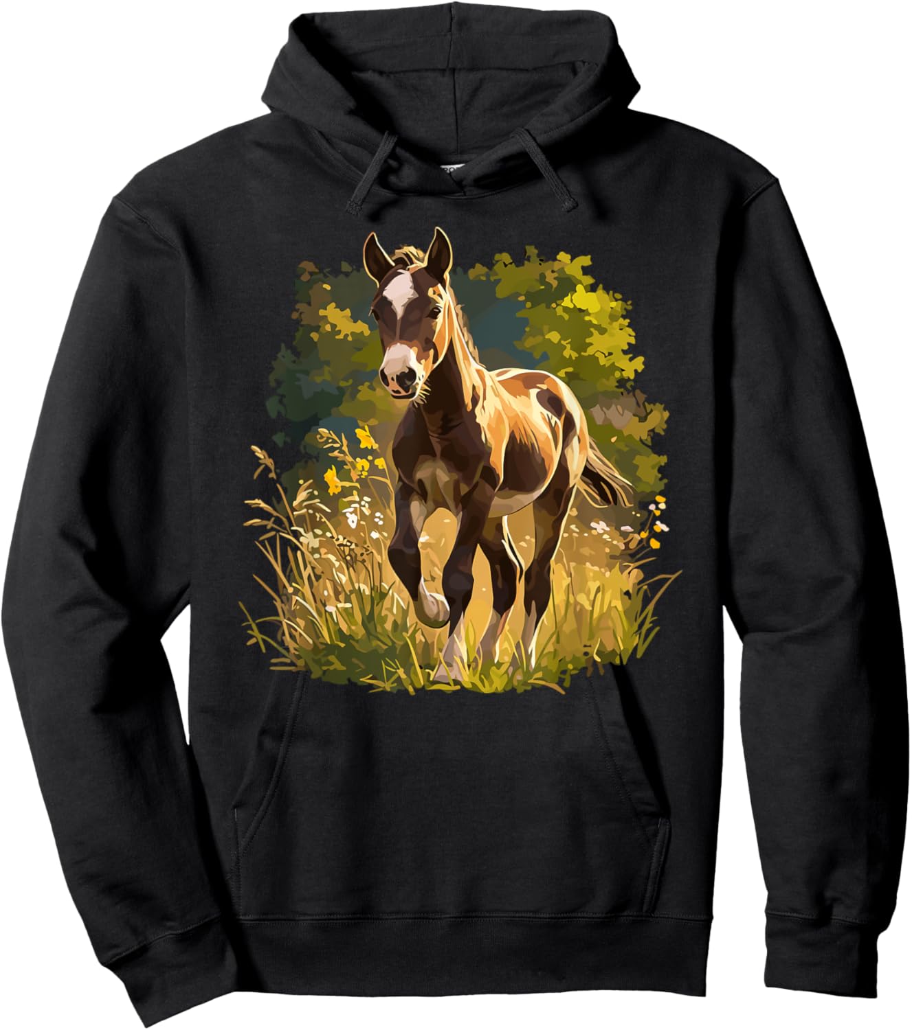 Horses Horse Hoodie - Hoodie | Black
