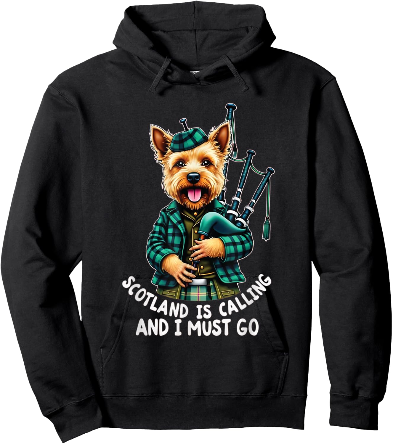 Scotland is Calling shirt Embrace Adventure and Culture Hoodie - Hoodie | Black