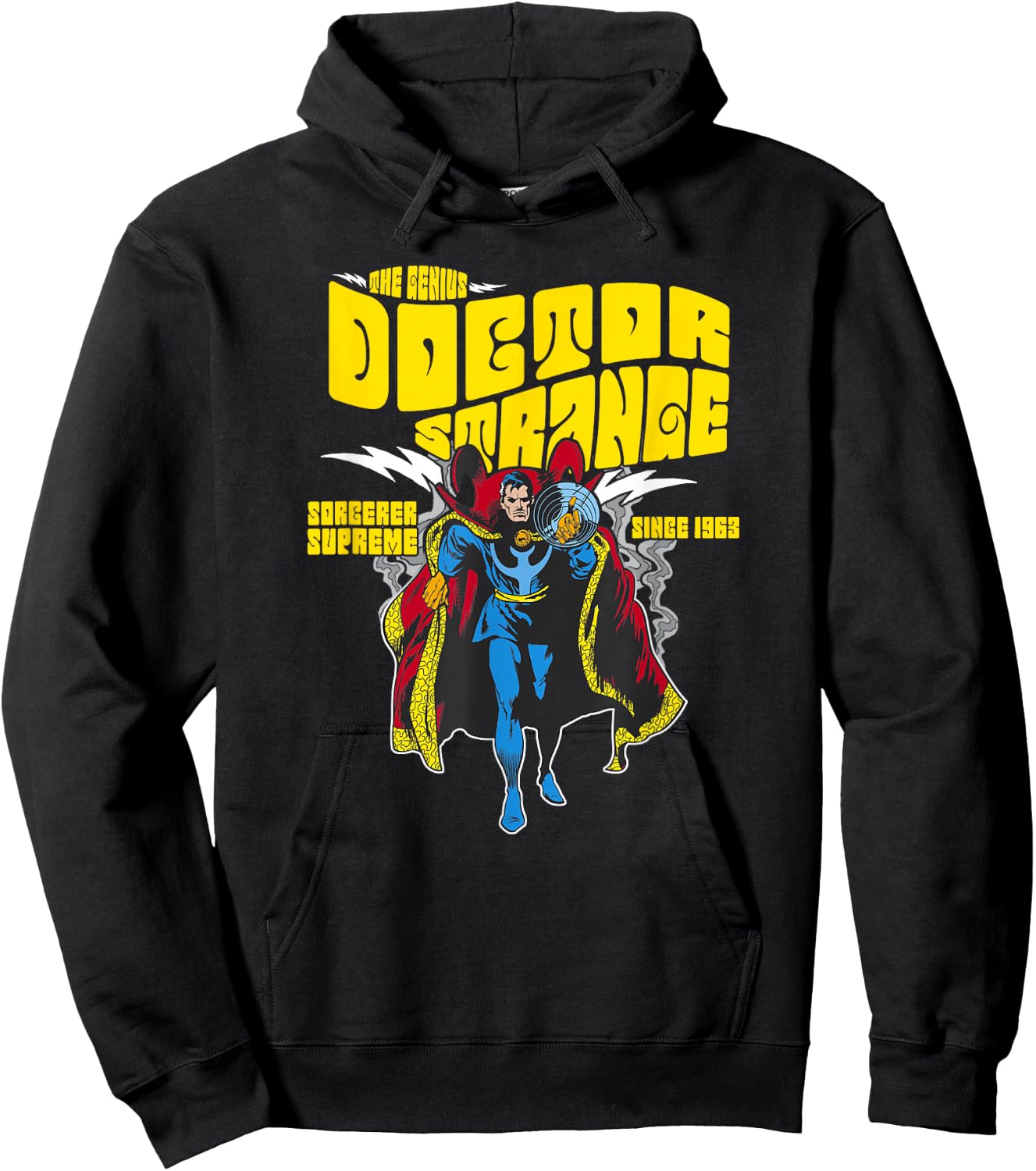 Marvel Avengers Doctor Strange Vintage Retro Comic 1963 Hoodie - Hoodie | Black
