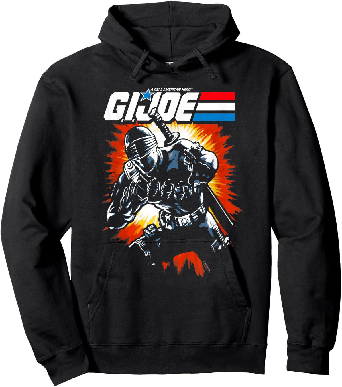 G.I. Joe A Real American Hero Snake Eyes Action Poster Hoodie - Hoodie | Black