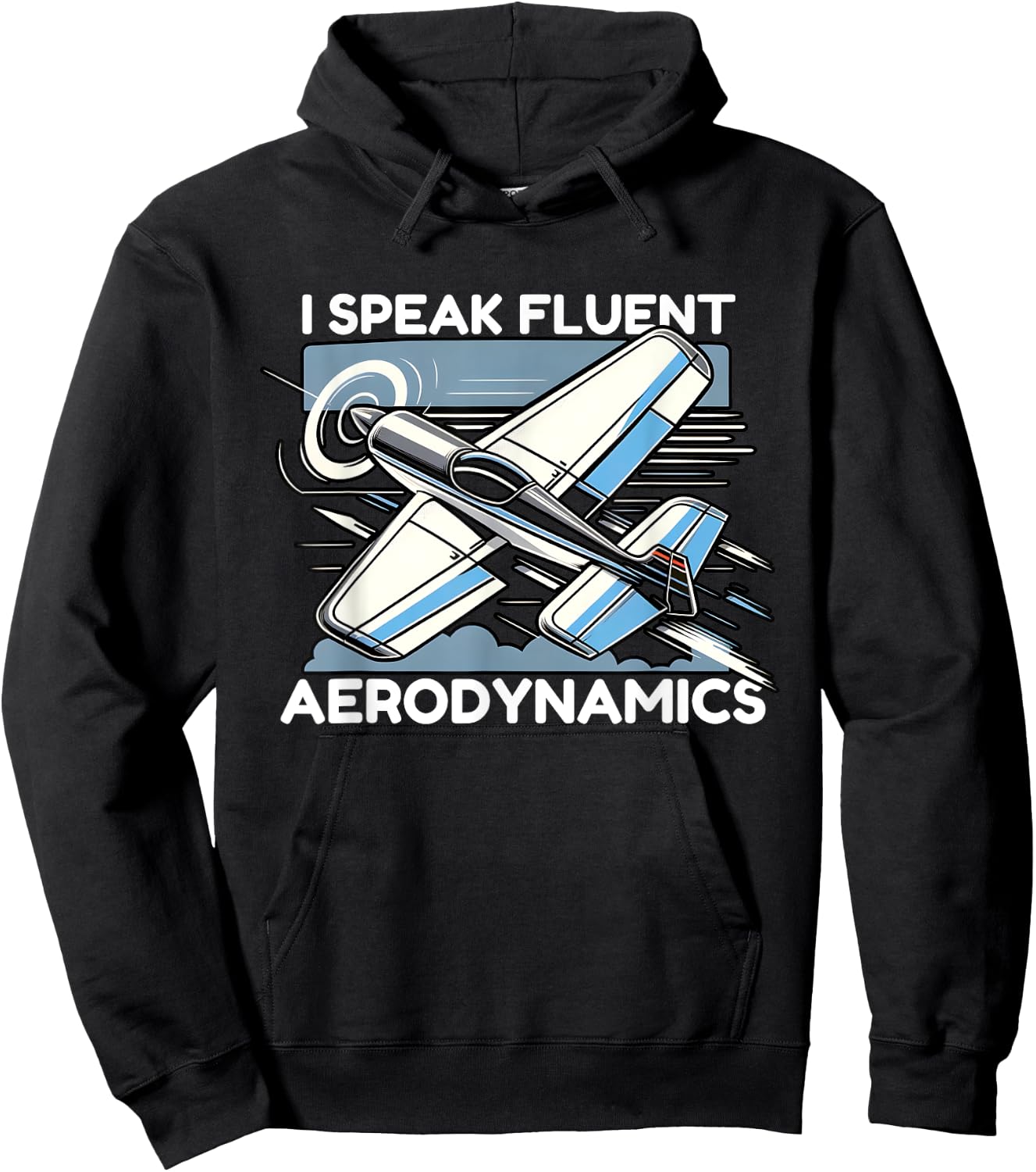 Battery-Powered RC Plane for Hobbyists Hoodie - Hoodie | Black