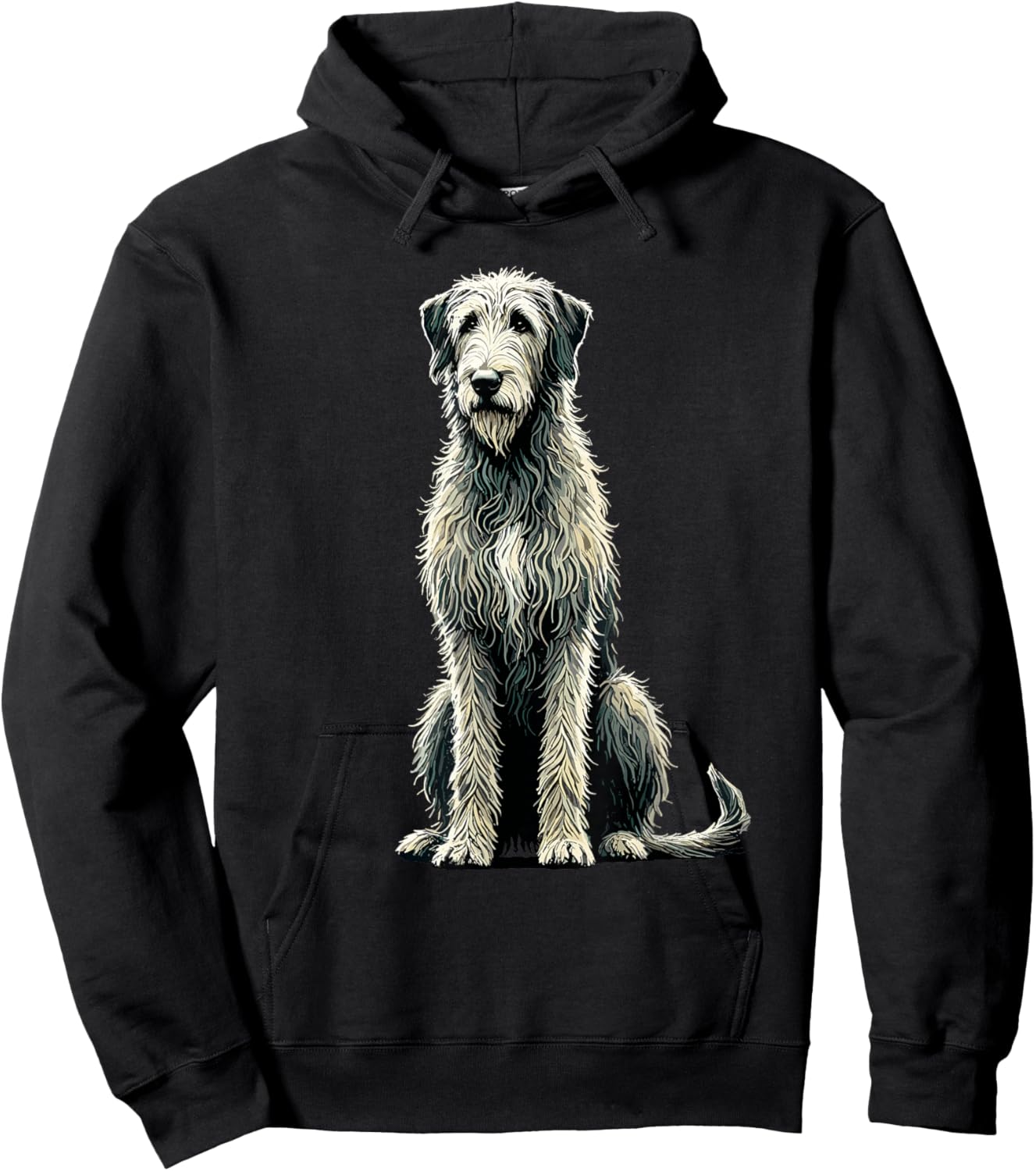 Irish Wolfhound Hoodie - Hoodie | Black