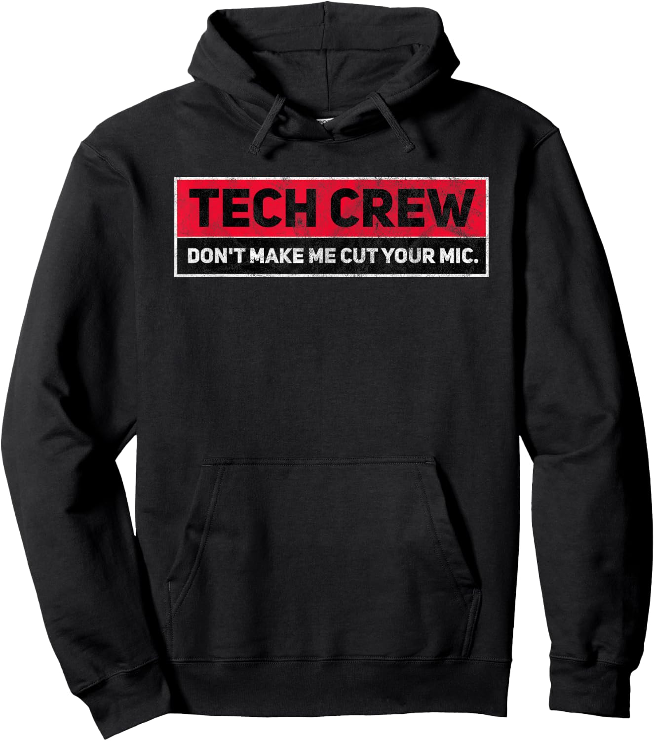 Funny Theater Stage Crew Drama Stage Manager Tech Crew Hoodie - Hoodie | Black