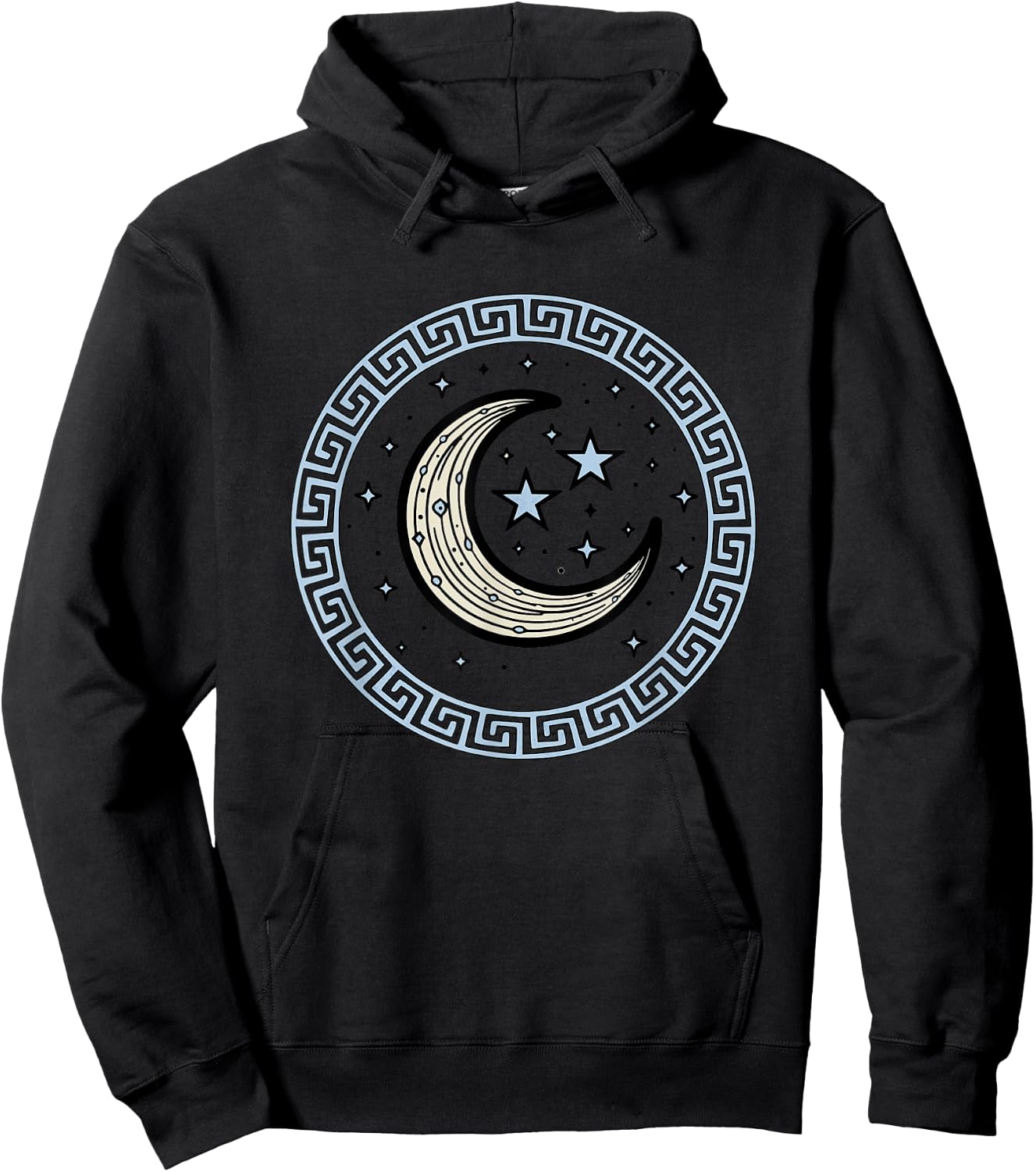Nyx Goddess of Night Symbol of Greek Mythology Hoodie - Hoodie | Black
