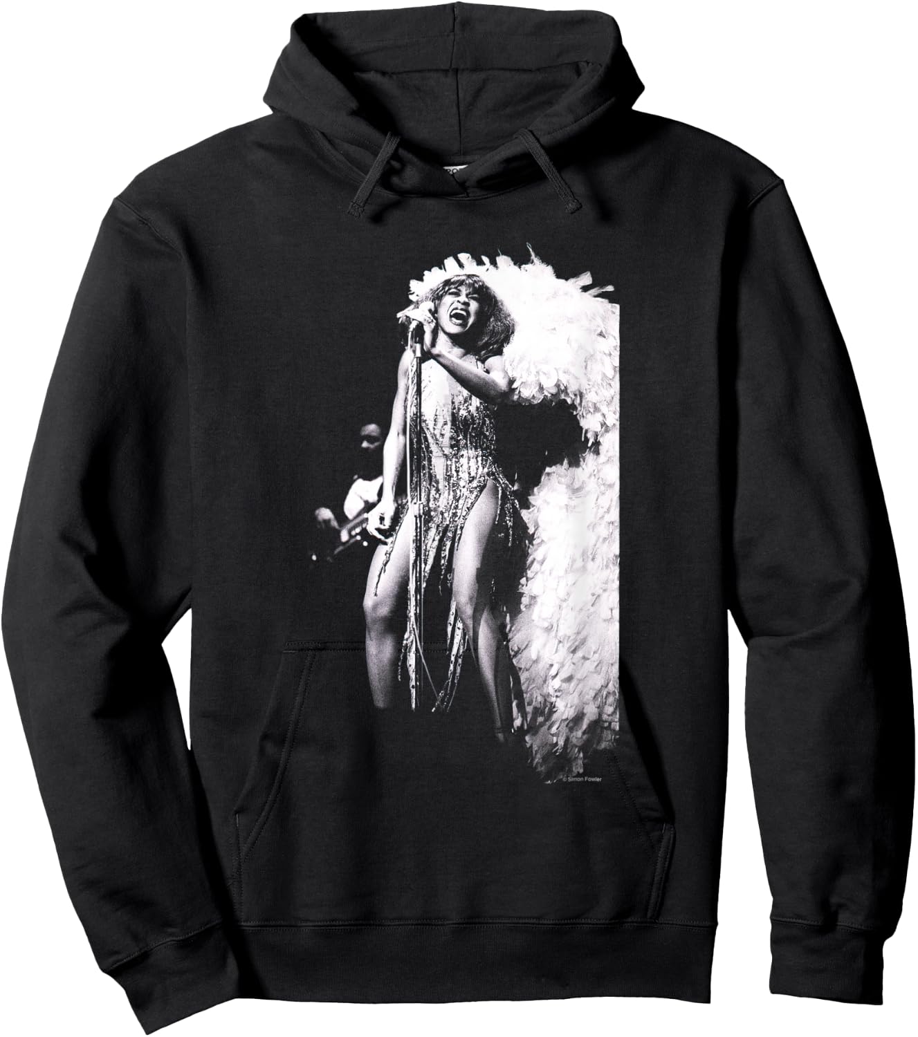 Singer Tina Turner Live On Stage By Simon Fowler Hoodie - Hoodie | Black