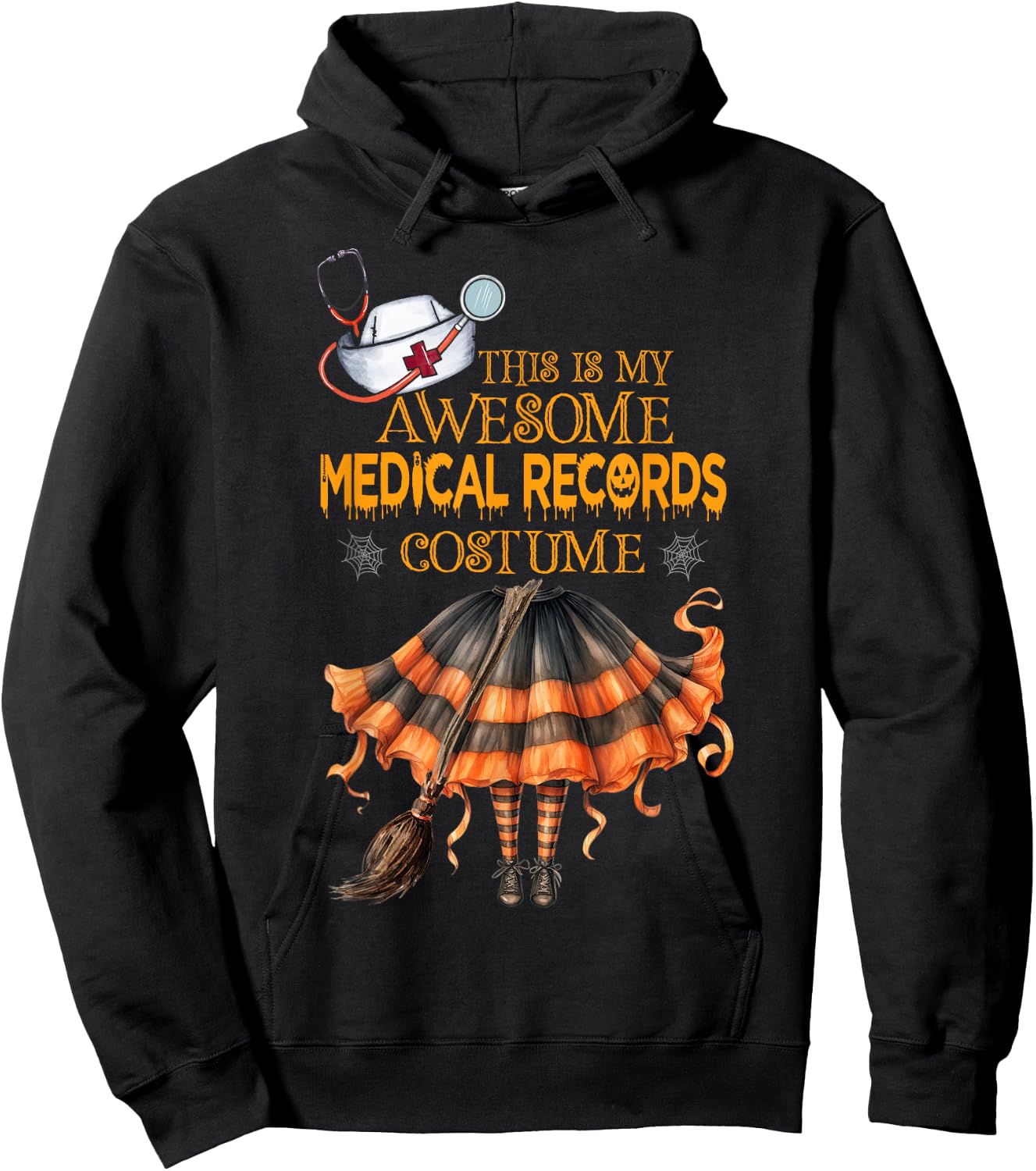 This is my Halloween Medical Records Costume Medical Records Hoodie - Hoodie | Black