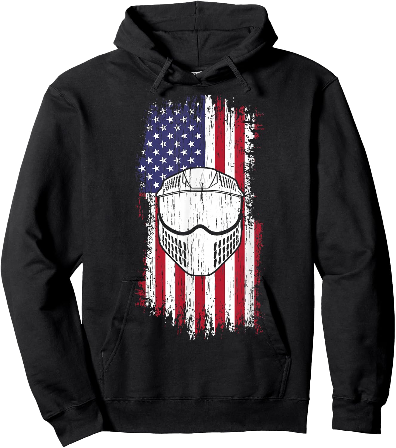 Airsoft Shirt - Grunge Airsoft Hoodie - Hoodie | Black