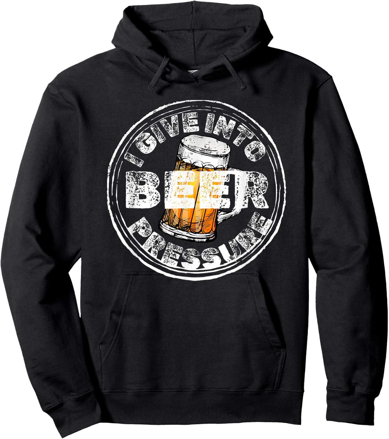 I Give Into Beer Pressure Hoodie - Hoodie | Black