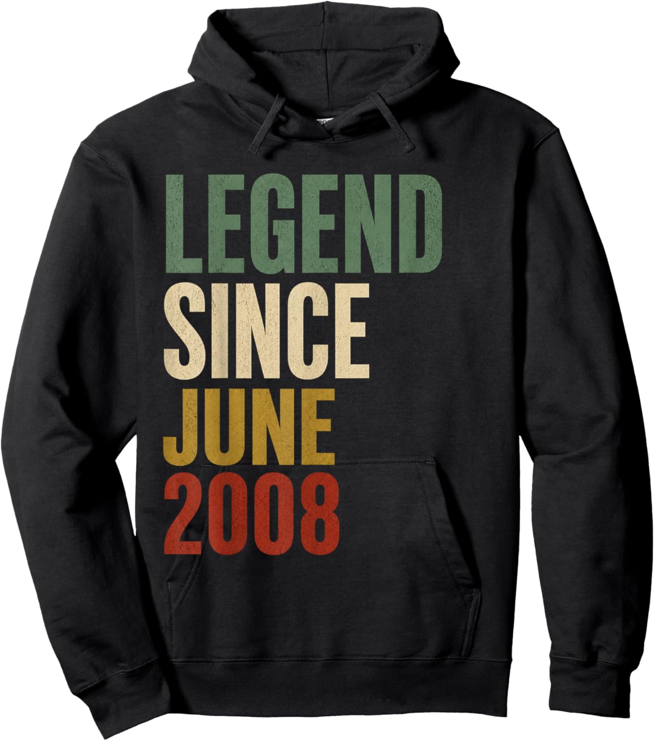 18 Years Old Legend Since May 2008 18th Birthday Gifts Hoodie - Hoodie | Black