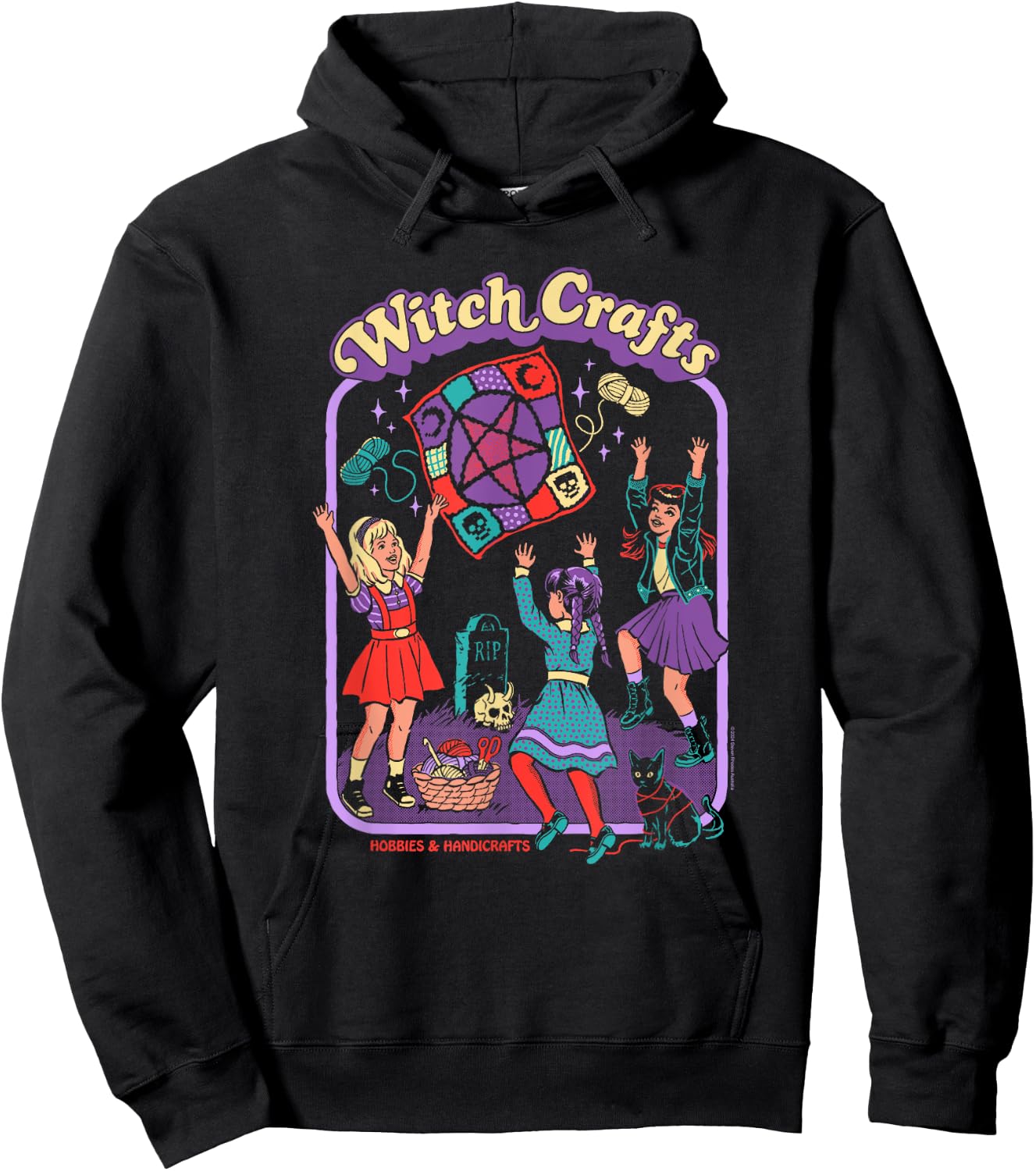 Steven Rhodes Witch Crafts Hobbies & Handicrafts Dark Humor Hoodie - Hoodie | Black