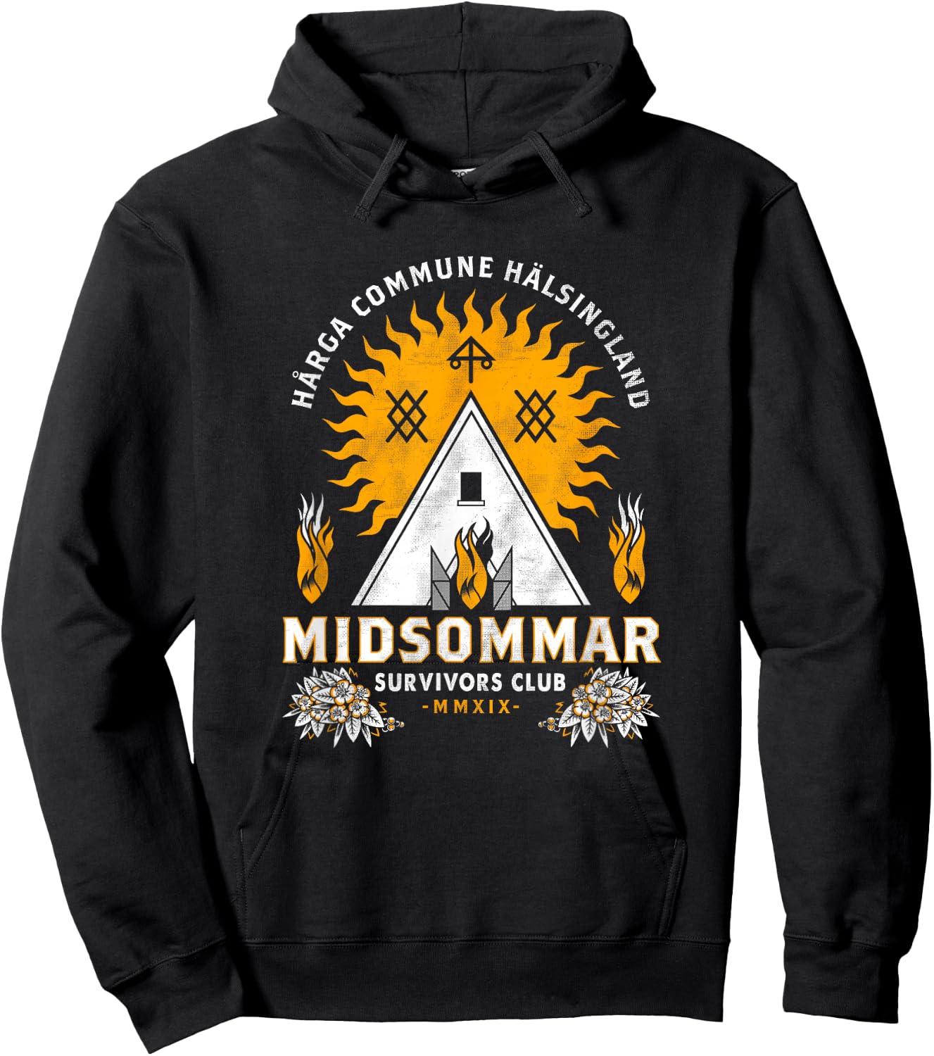Midsommar Survival Club - Scary Horror - Summer Festival Hoodie - Hoodie | Black