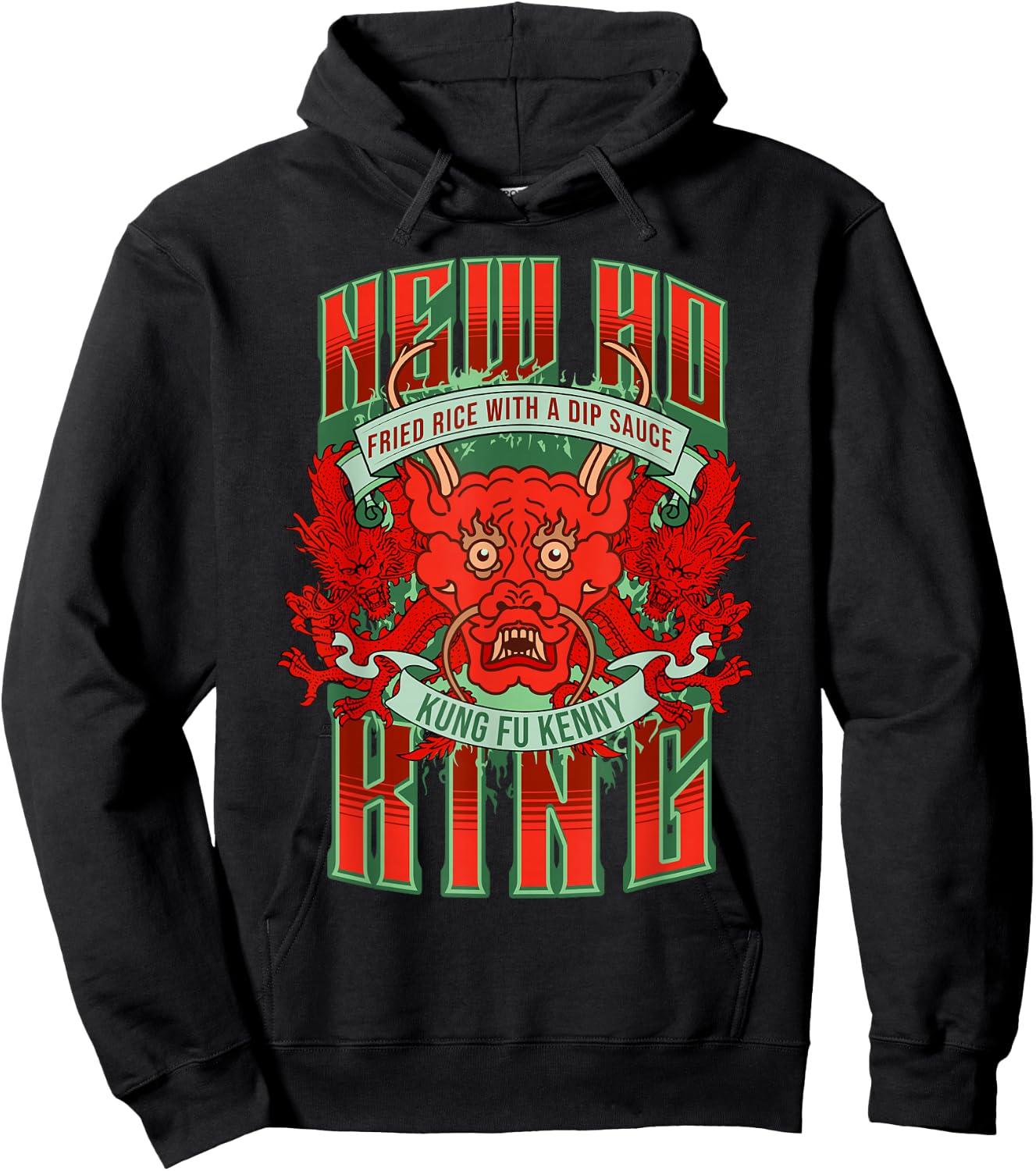 New ho king Kendrick euphoria kung fu kenny reference Hoodie - Hoodie | Black