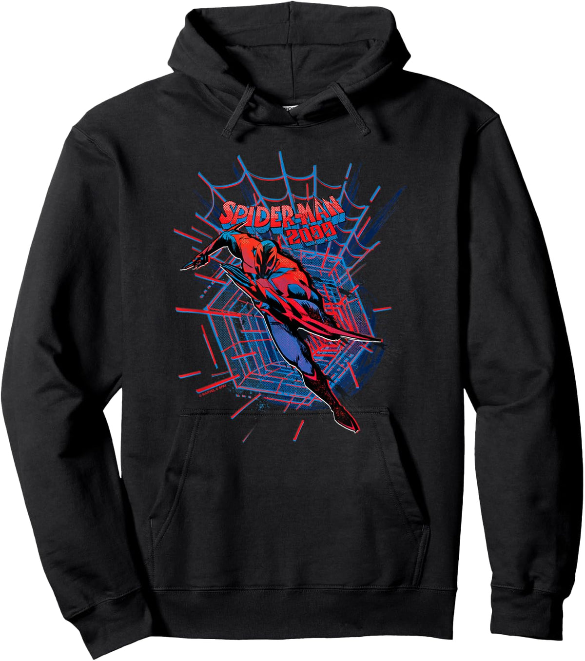 Marvel Spider-Man Across The Spider-Verse Part 1 2099 Hoodie - Hoodie | Black