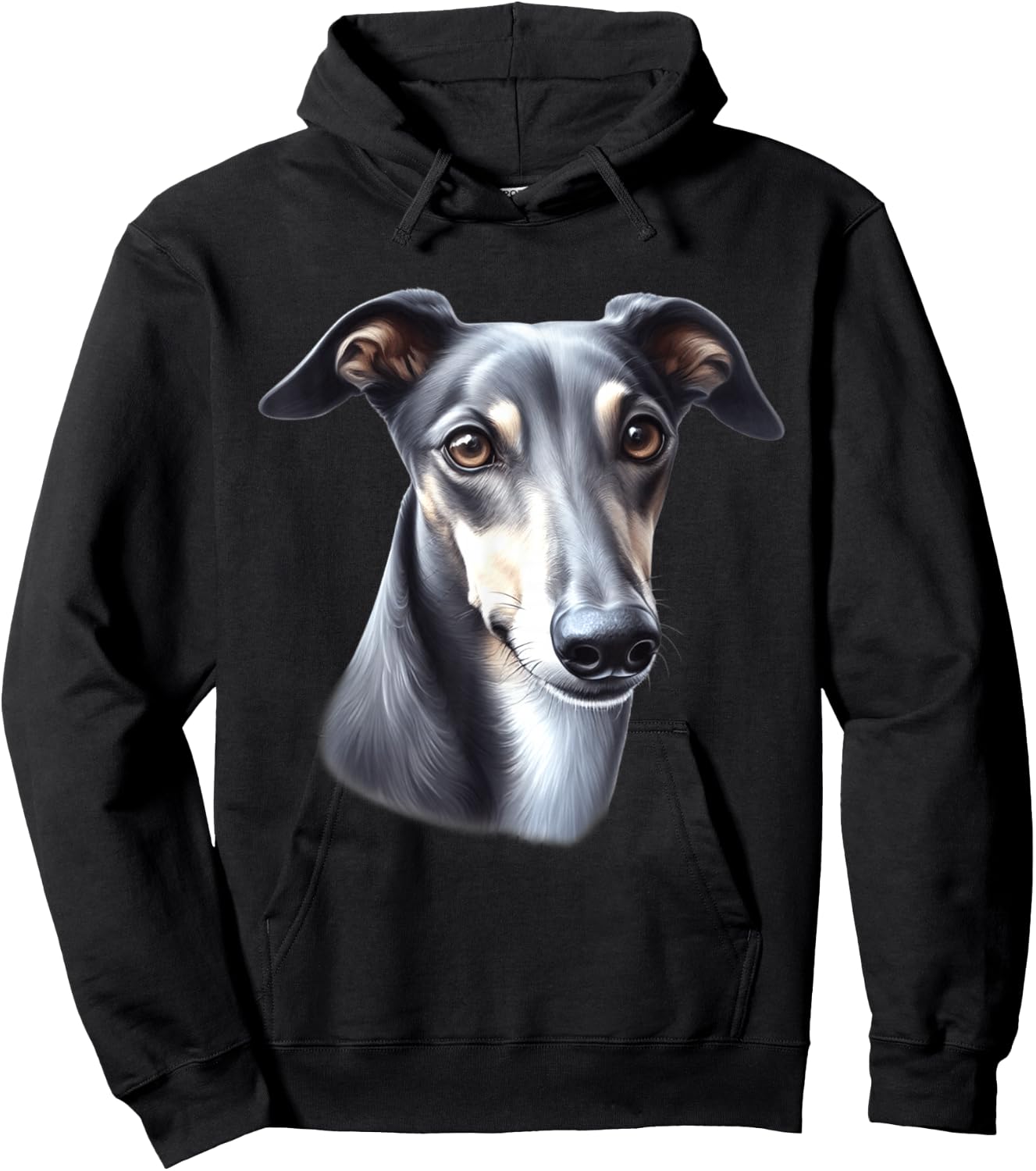 Greyhound Dog Hoodie - Hoodie | Black