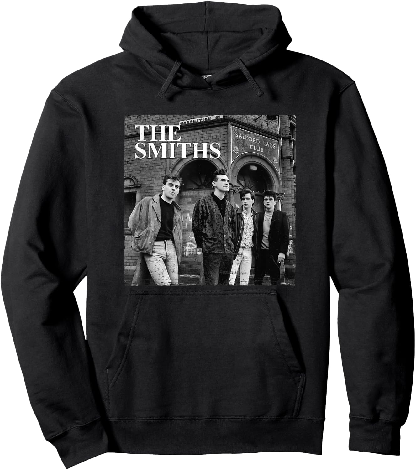 The Smiths Salford Lads Club Band Photo by Stephen Wright Hoodie - Hoodie | Black