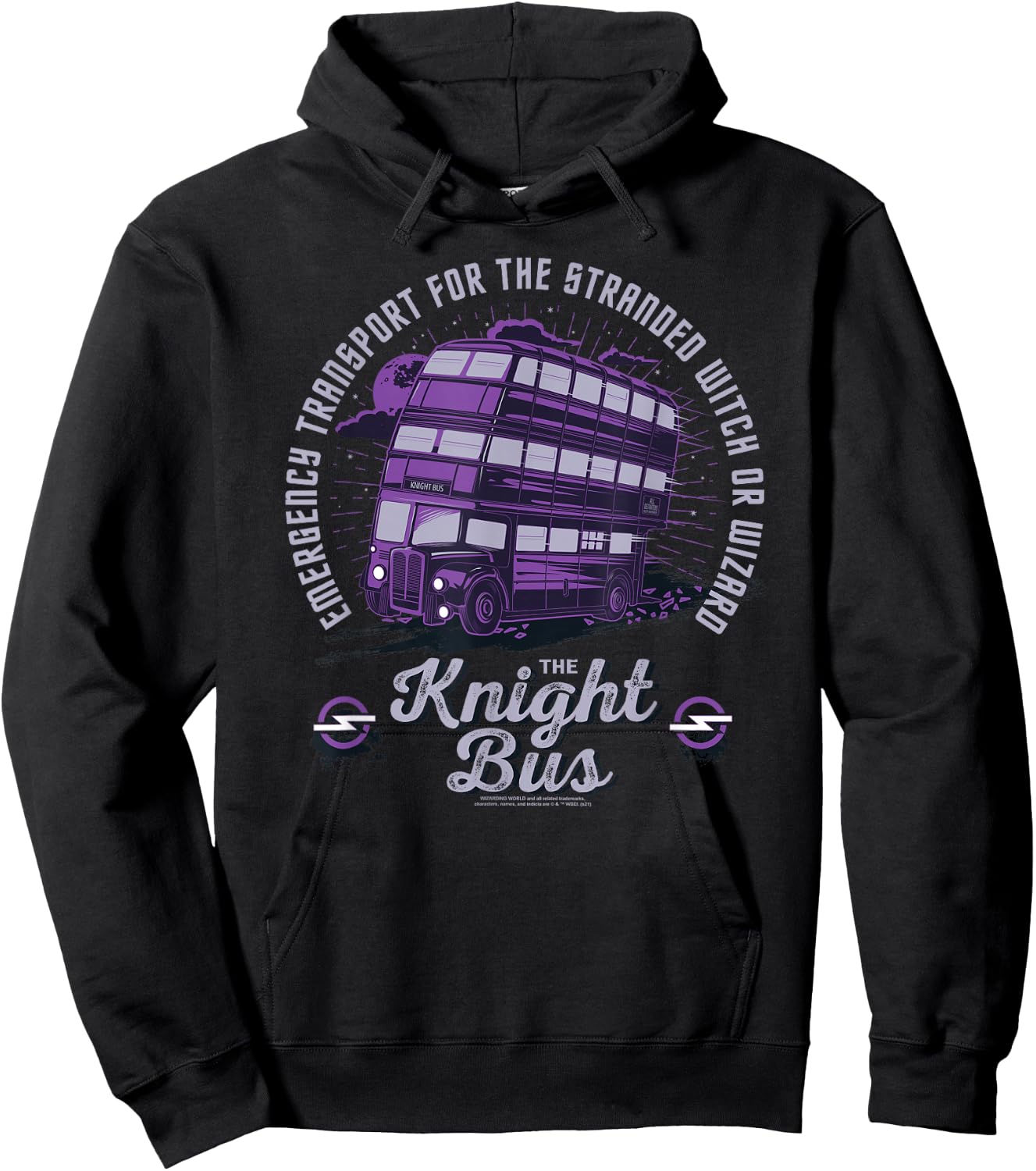 Harry Potter Magical Motors - The Knight Bus Small Hoodie - Hoodie | Black