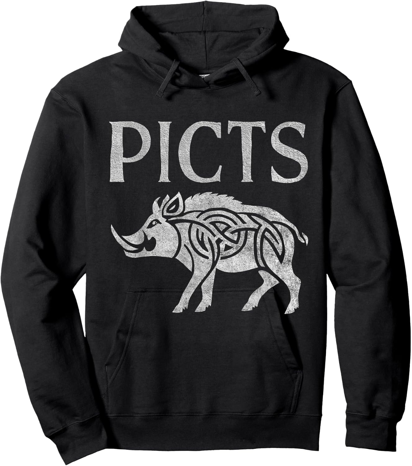 Picts Symbol Ancient and Medical Scotland History Hoodie - Hoodie | Black