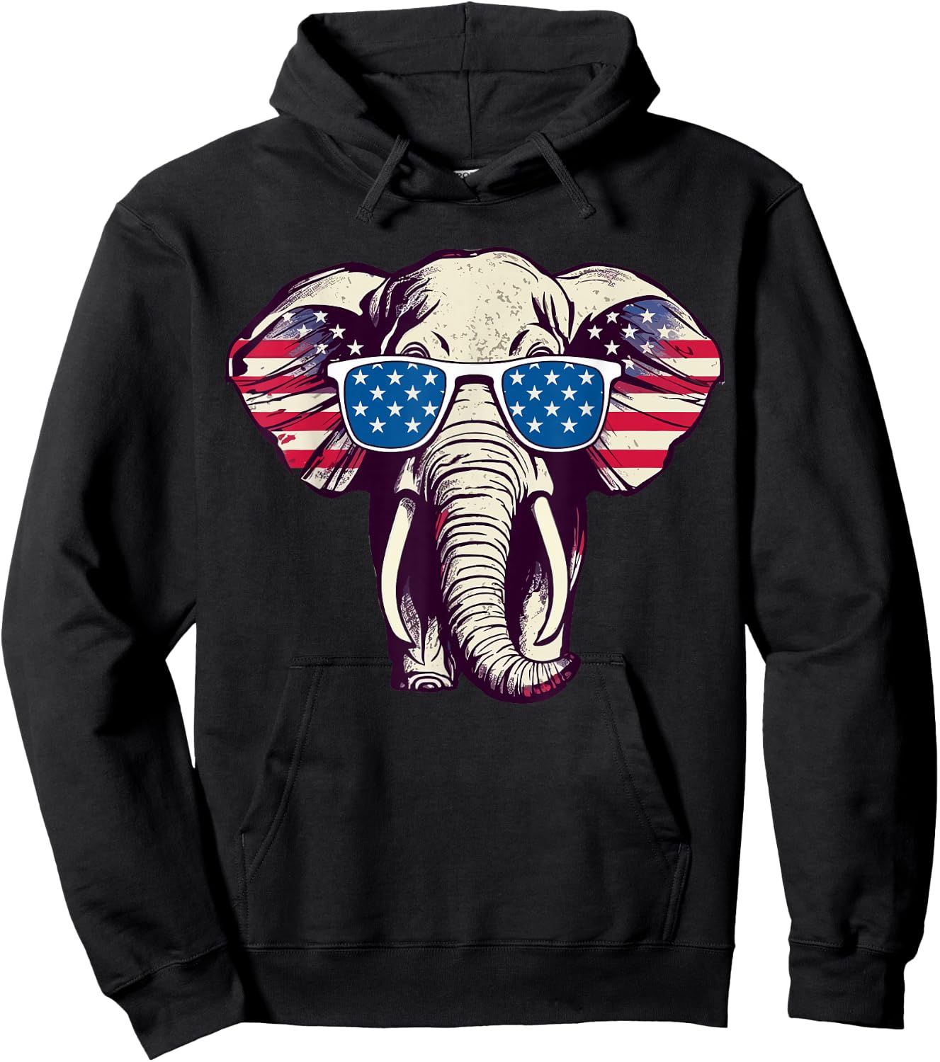 Cool Elephant Republican Cool Elephant Gifts Elephants Hoodie - Hoodie | Black