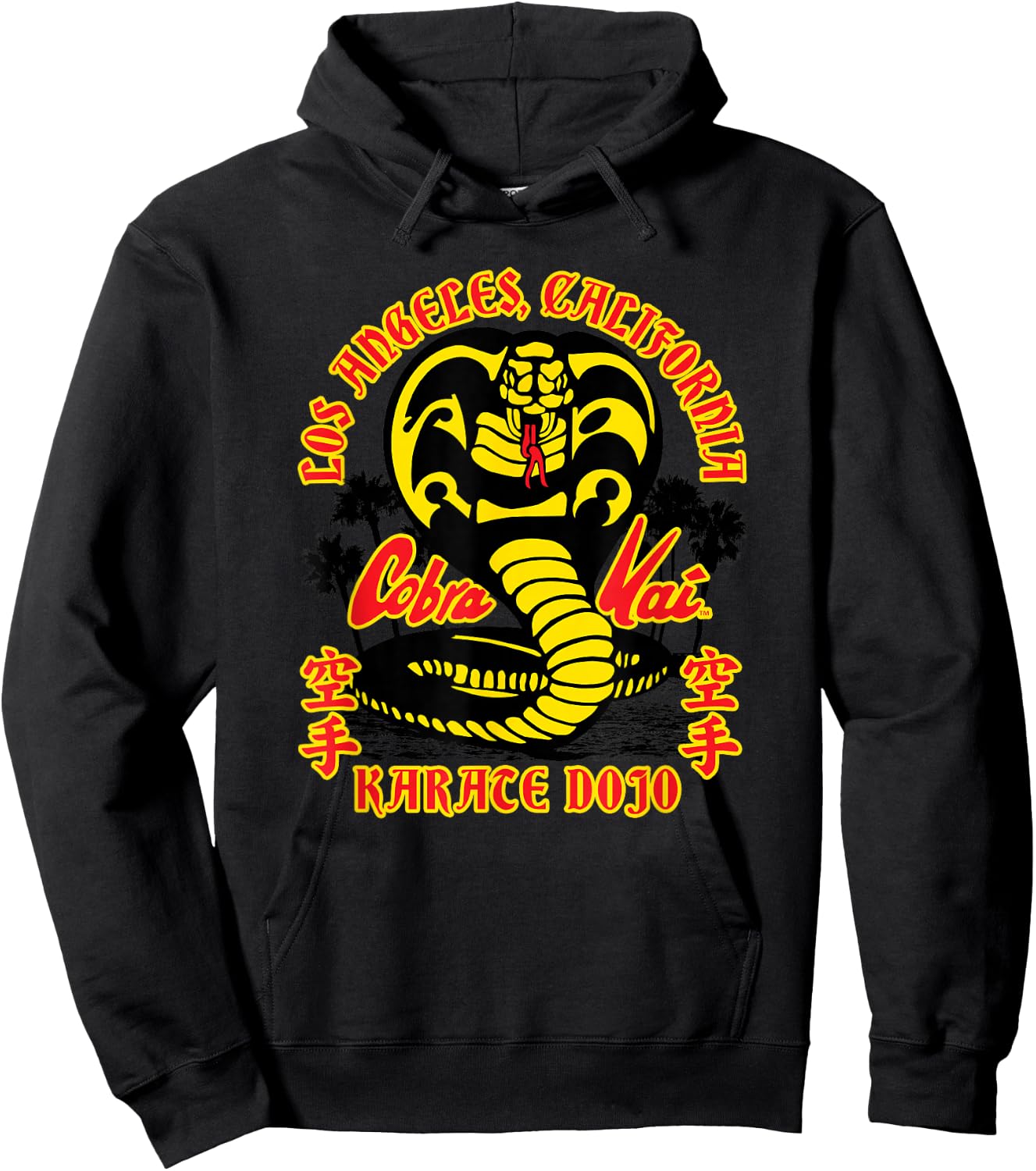 Cobra Kai Karate Dojo Los Angeles Cobra Logo TV Show Hoodie - Hoodie | Black