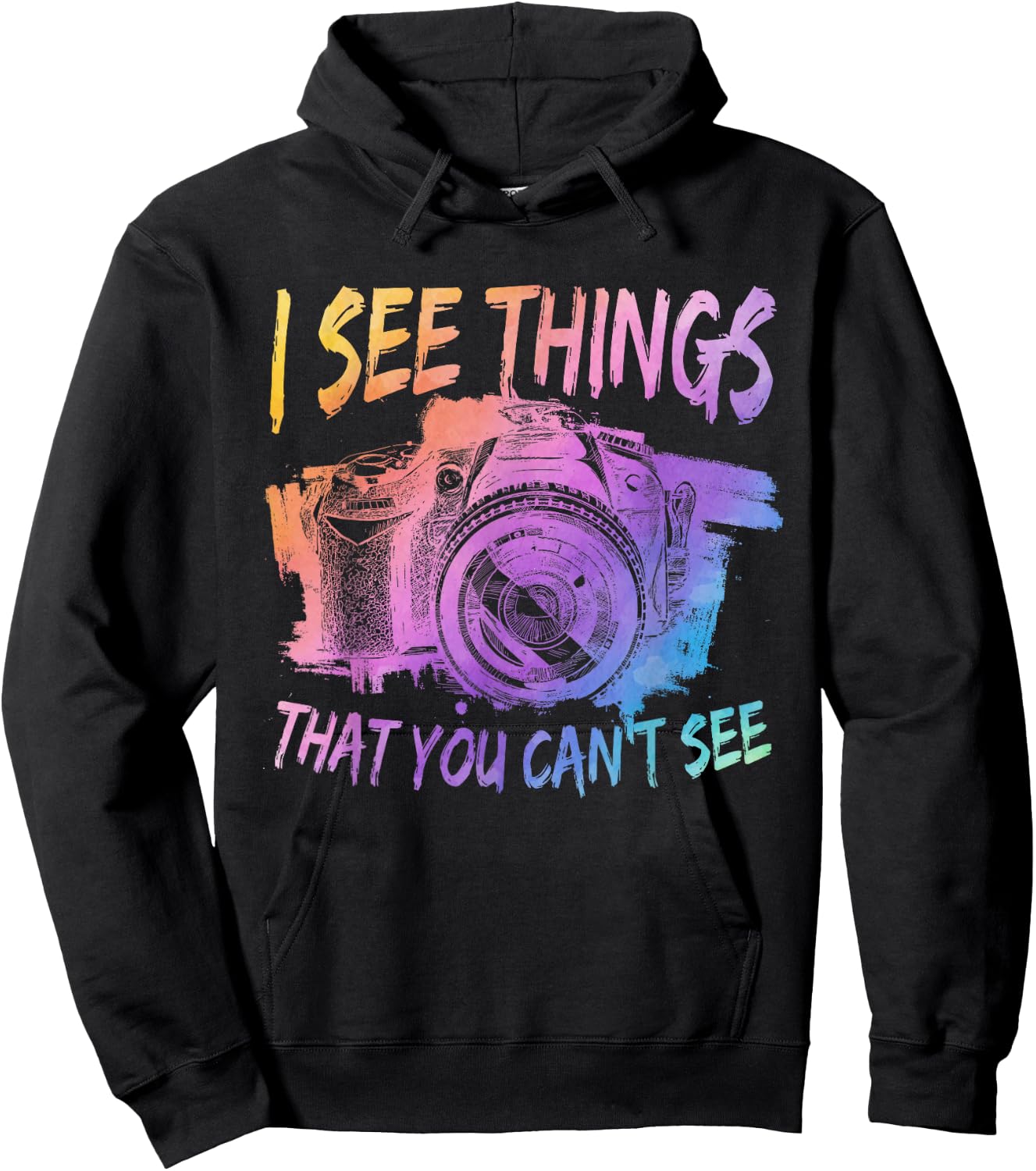 Funny Photography Photographer Camera Focus Hoodie - Hoodie | Black