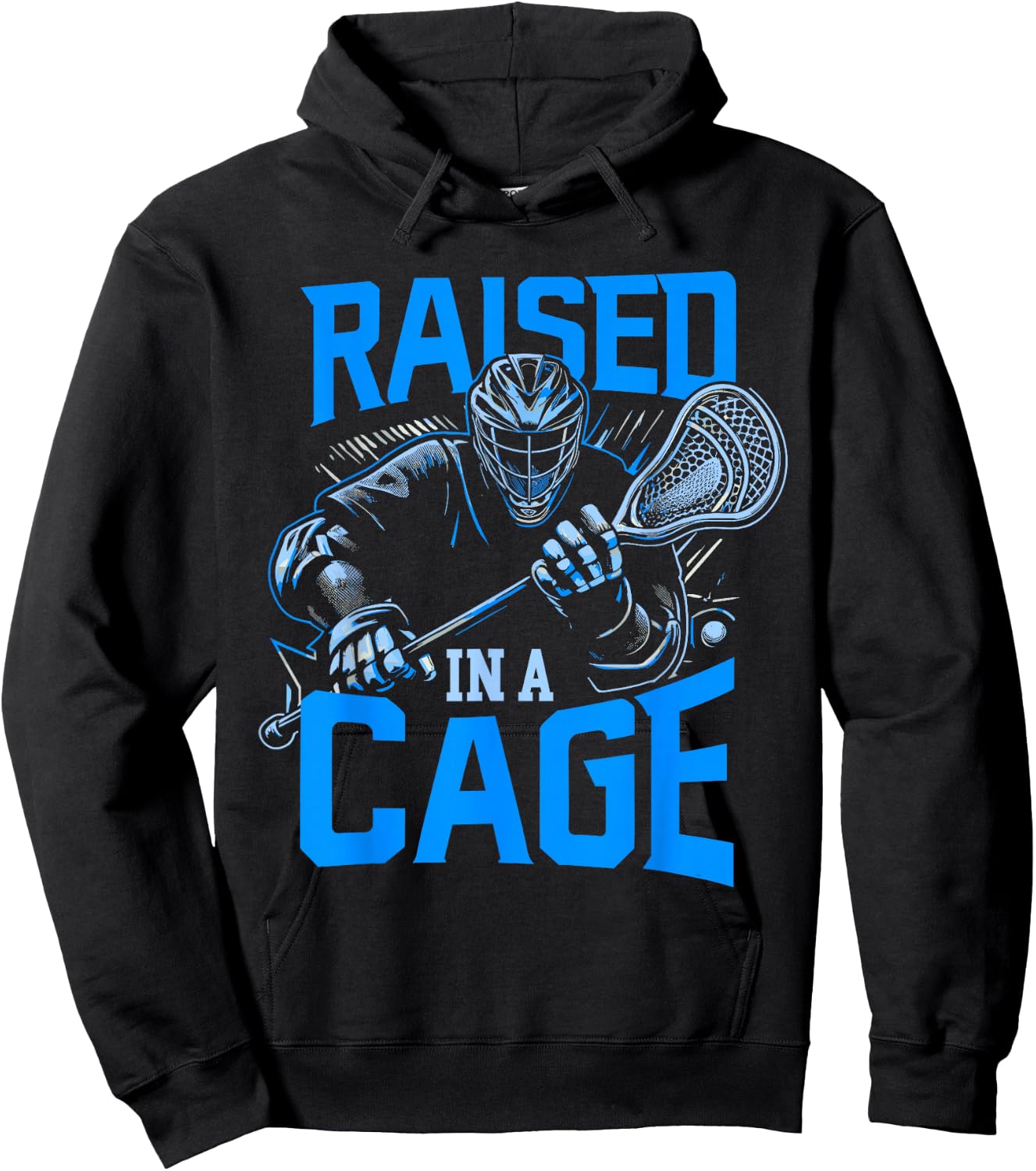 Lacrosse Player Lacrosse Goalie Lax Goalie Hoodie - Hoodie | Black