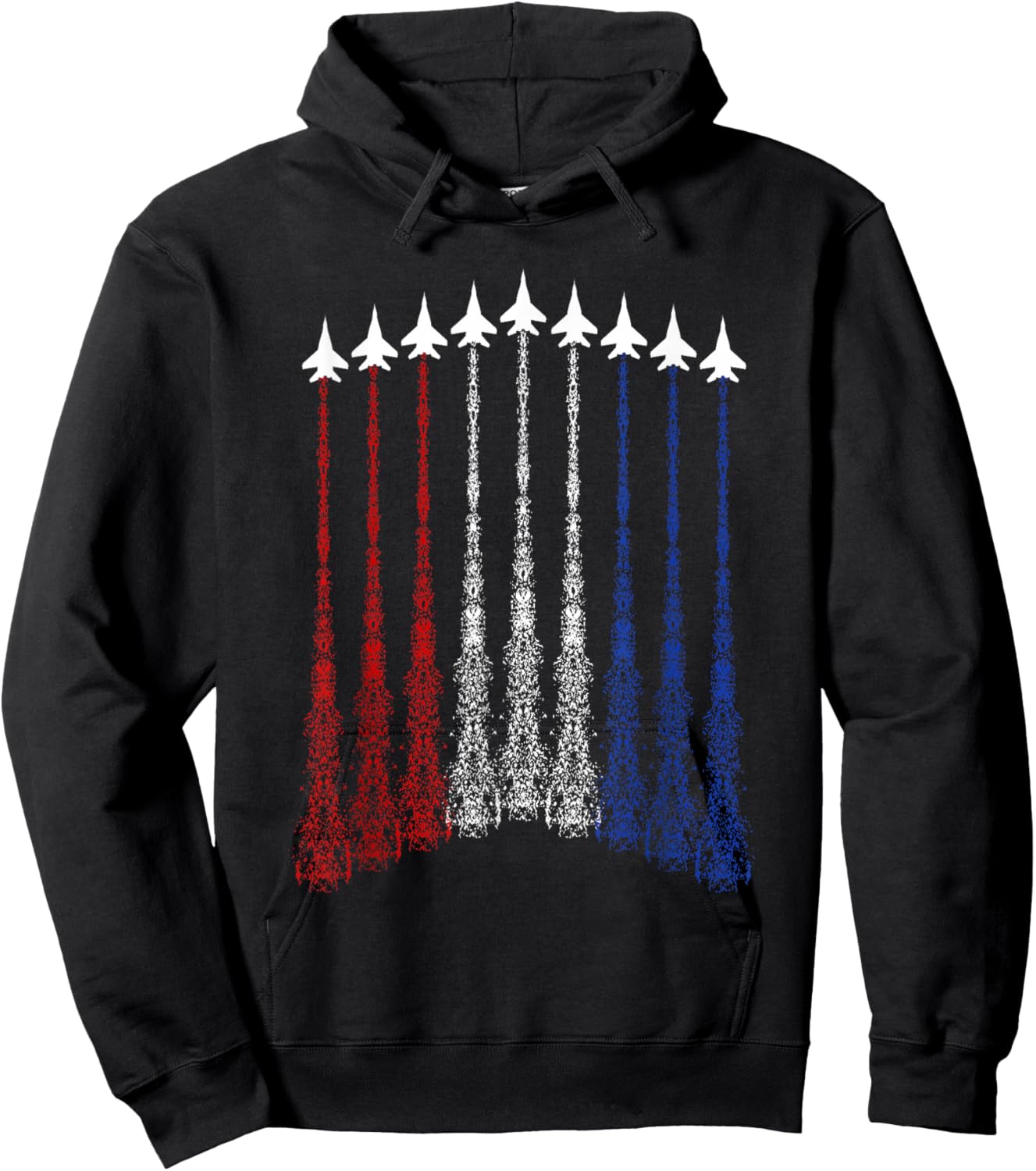 Jets 4th of July USA Patriotic Boys Graphic Hoodie - Hoodie | Black