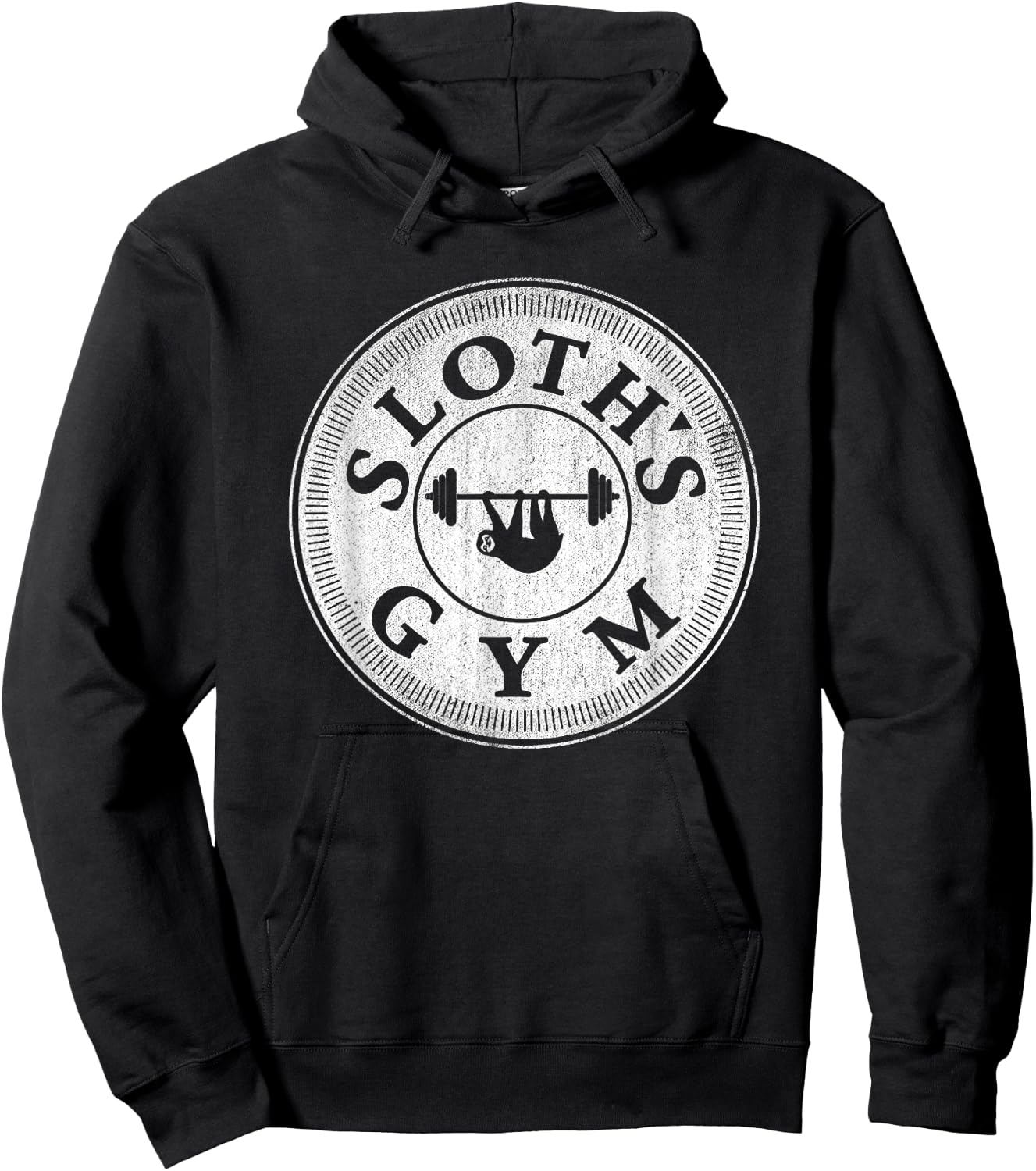 Awesome Vintage Sloths Gym Parody & Hoodie - Hoodie | Black