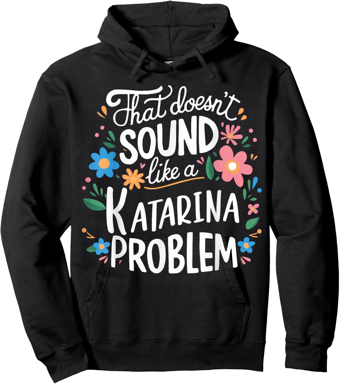 Katarina Personalized Cute Girls Katarina Name Hoodie - Hoodie | Black