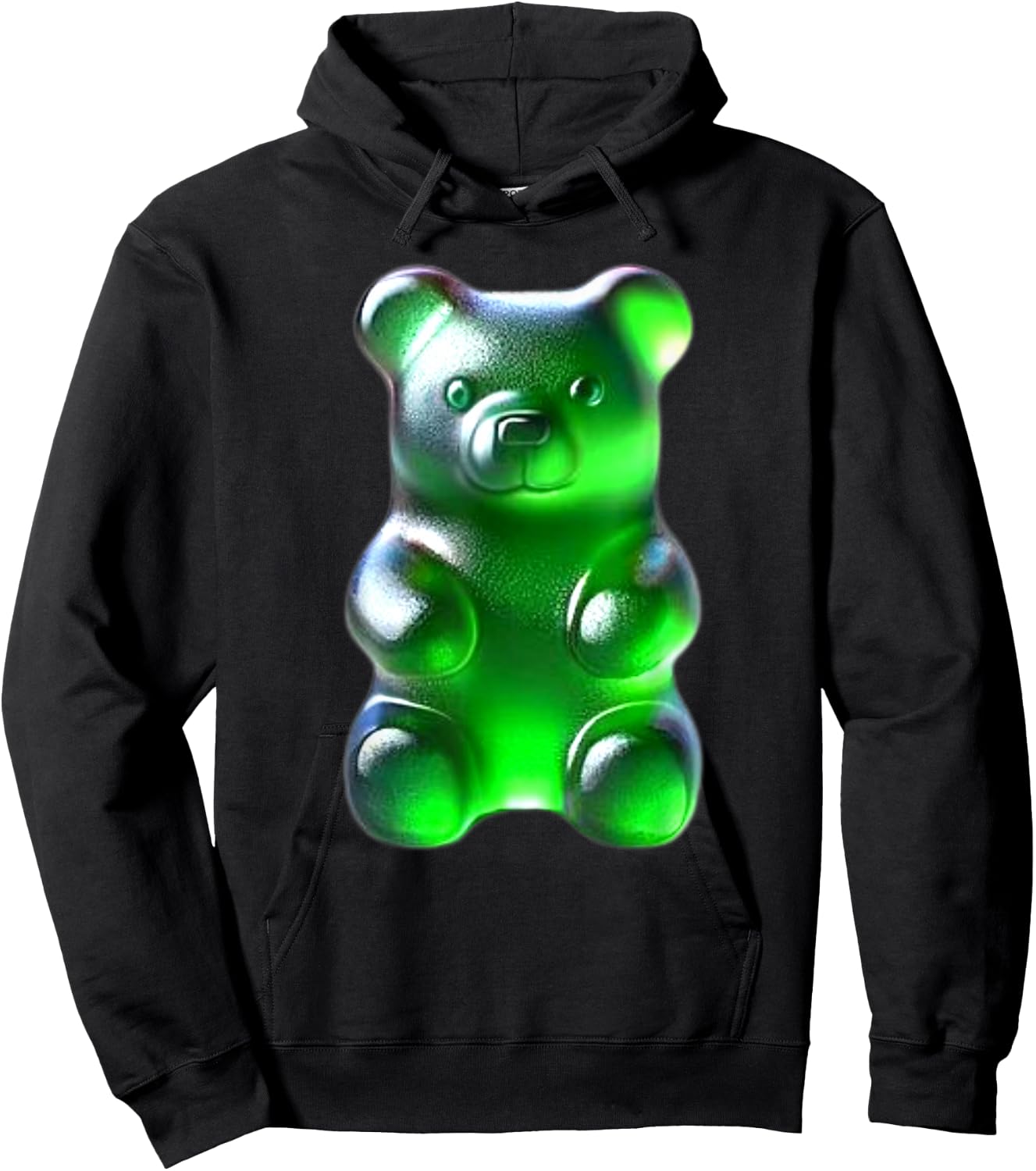 Green Gummy Bear Hoodie - Hoodie | Black
