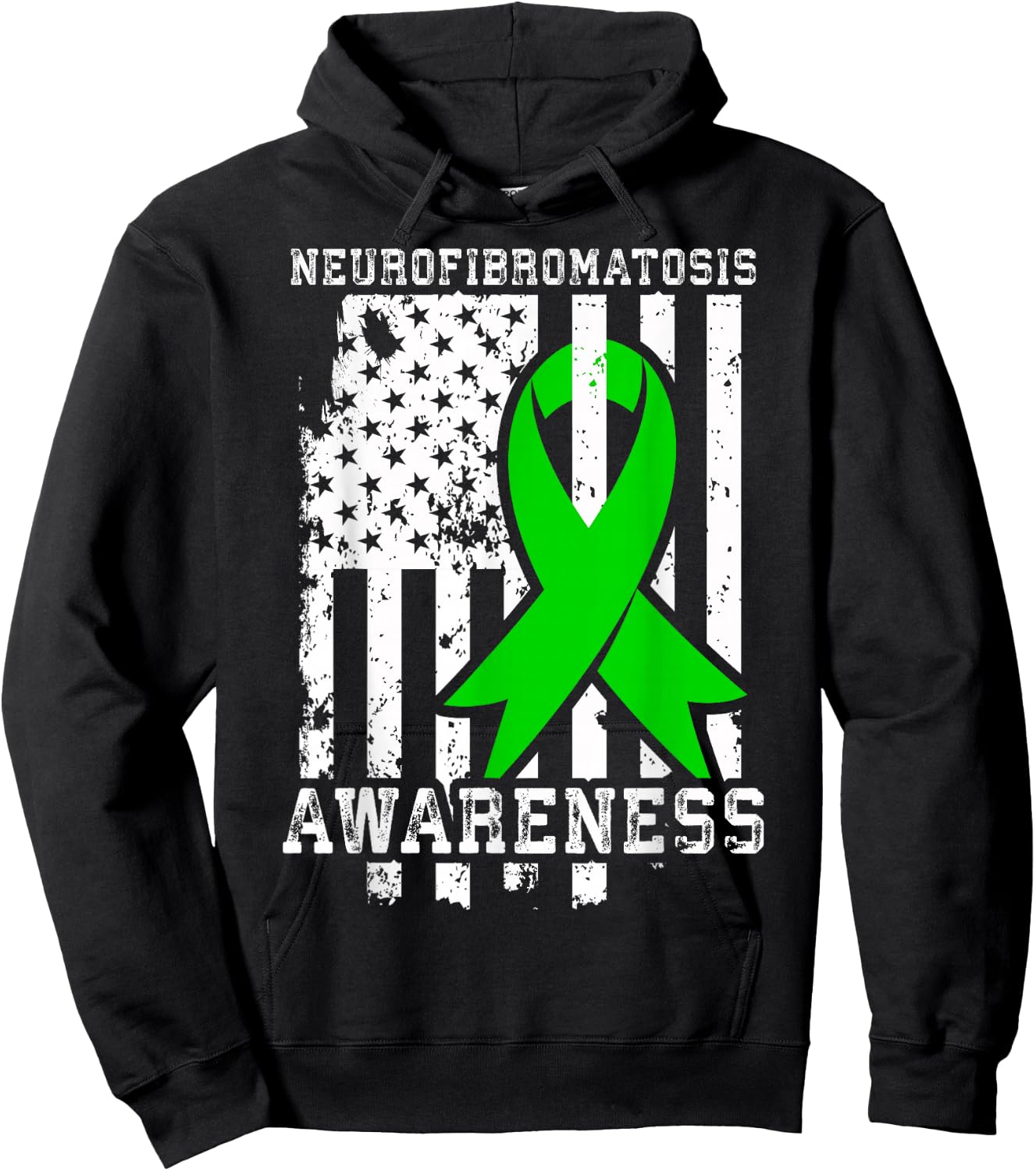 NF1 Awareness Neurofibromatosis T Shirt Hoodie - Hoodie | Black