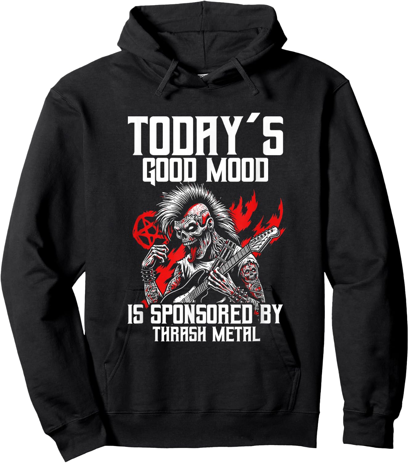 Thrash Metal Music Genre Metal Fan Festival Thrash Metal Hoodie - Hoodie | Black