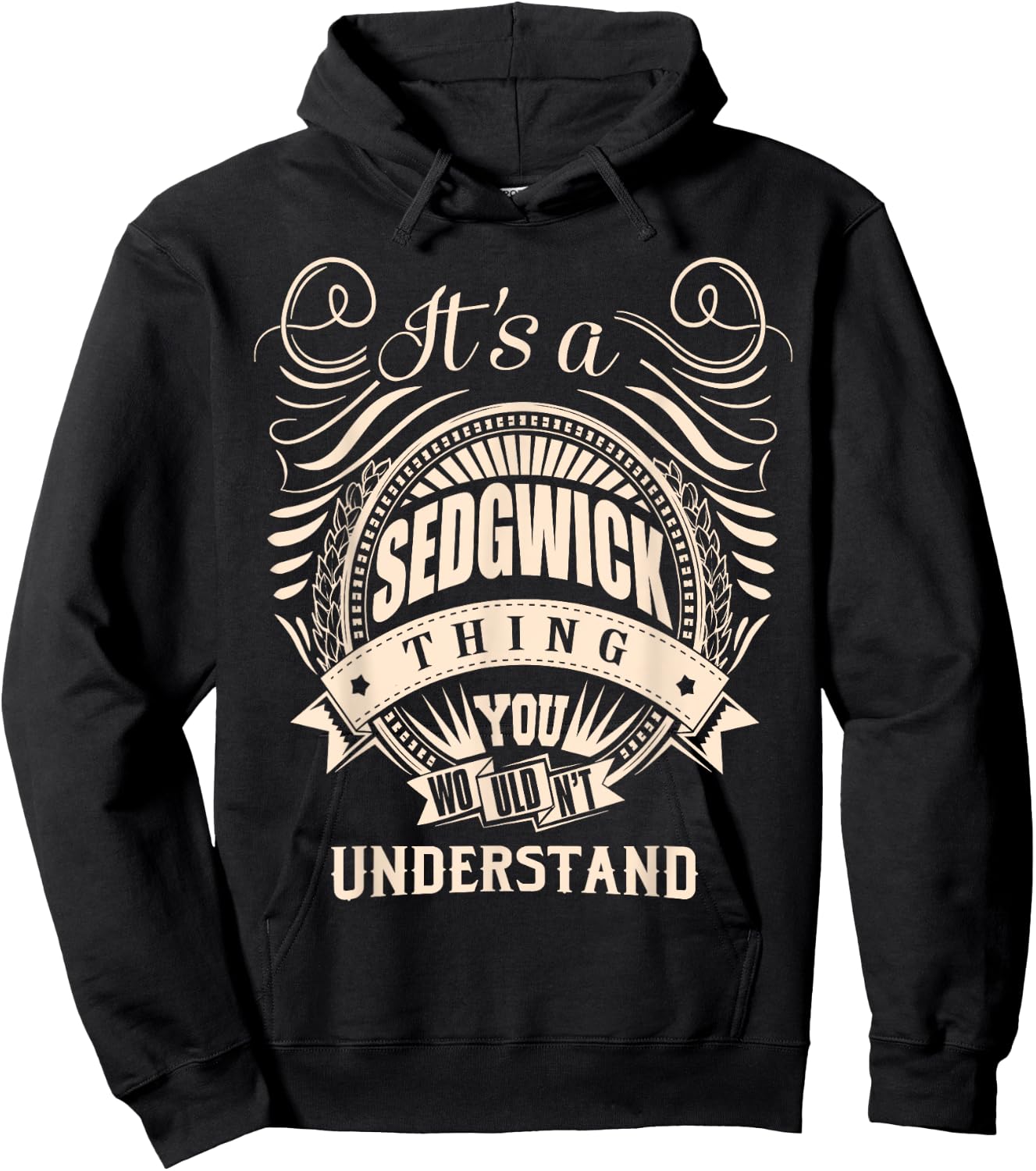It is a SEDGWICK Thing Hoodie - Hoodie | Black