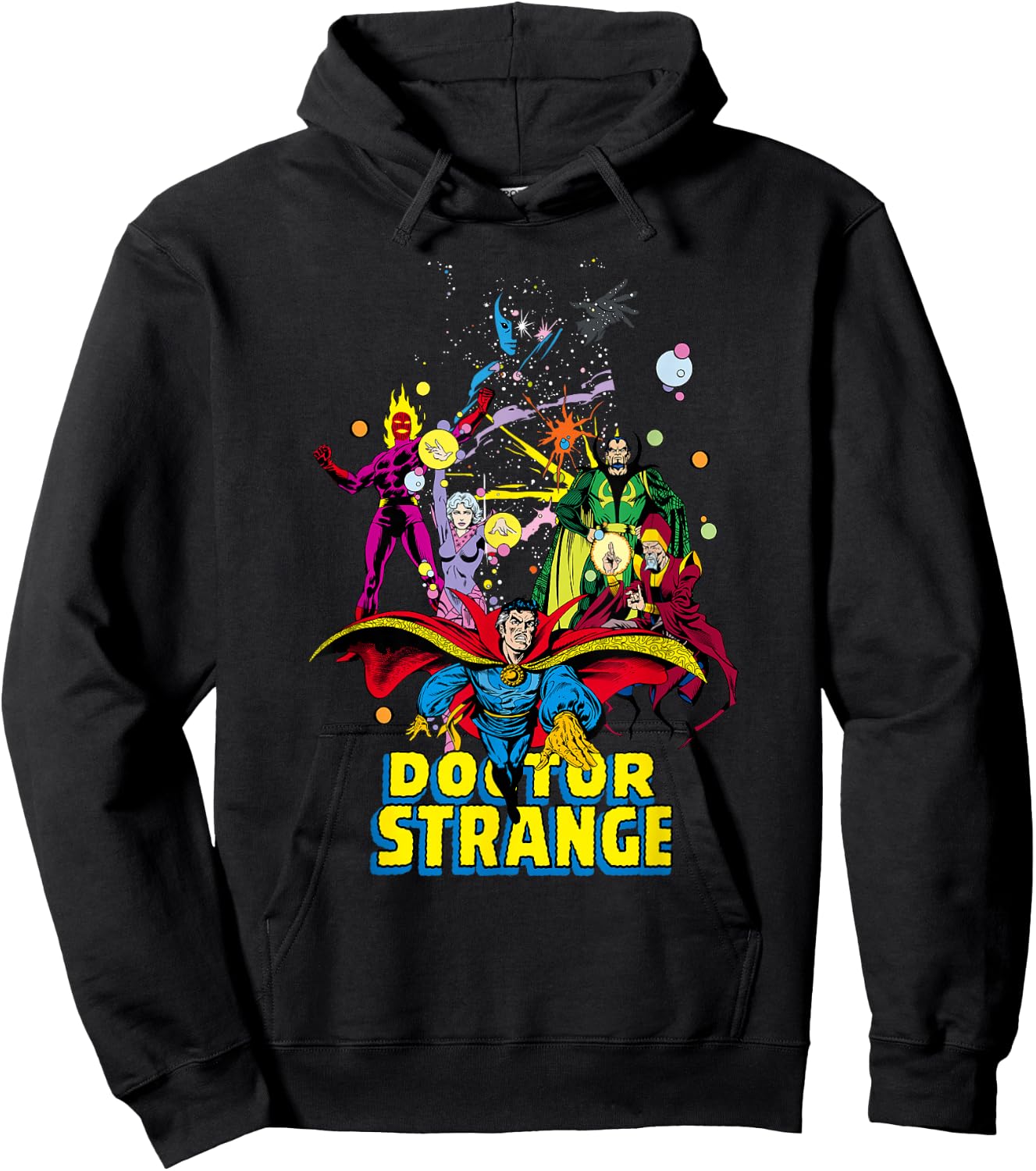 Marvel Comics Retro Doctor Strange Vintage Sorcerer Hoodie - Hoodie | Black