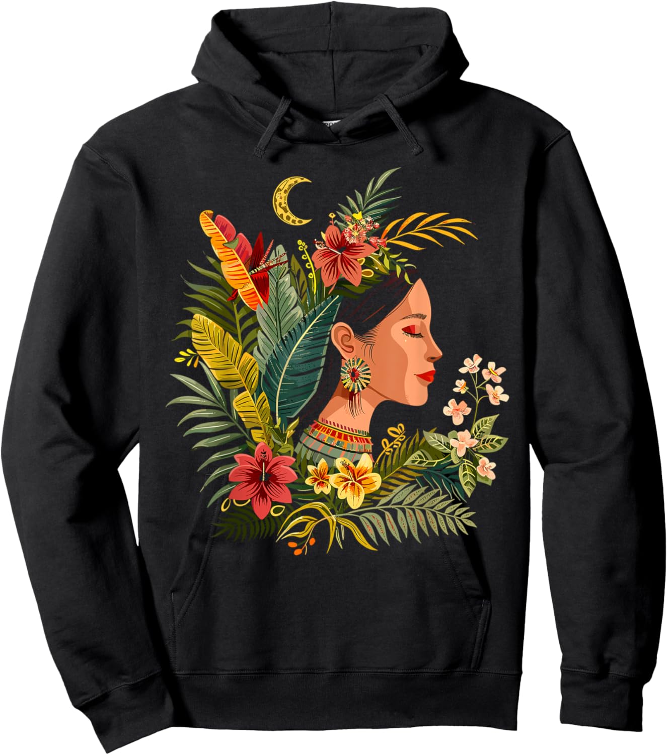 Maya God Mayan Mythology Ix Chel Goddess Hoodie - Hoodie | Black