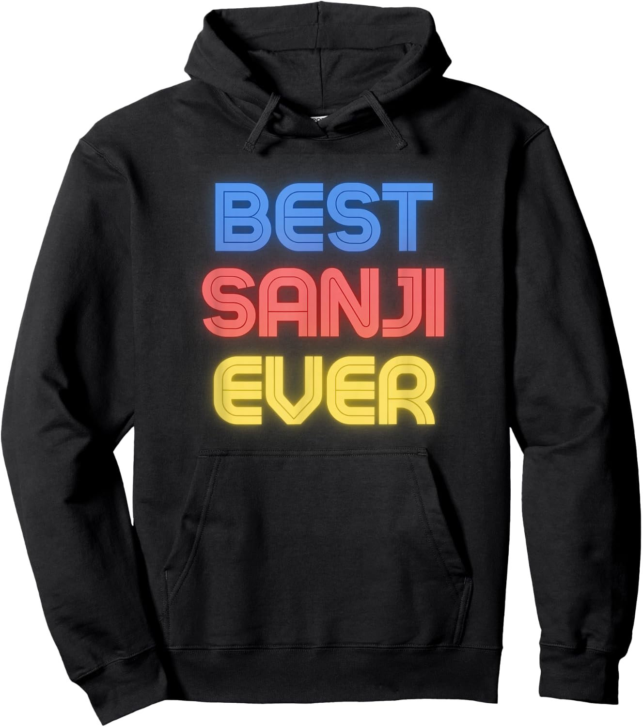 Best Sanji Ever - Funny Sanji Name Sanji Hoodie - Hoodie | Black